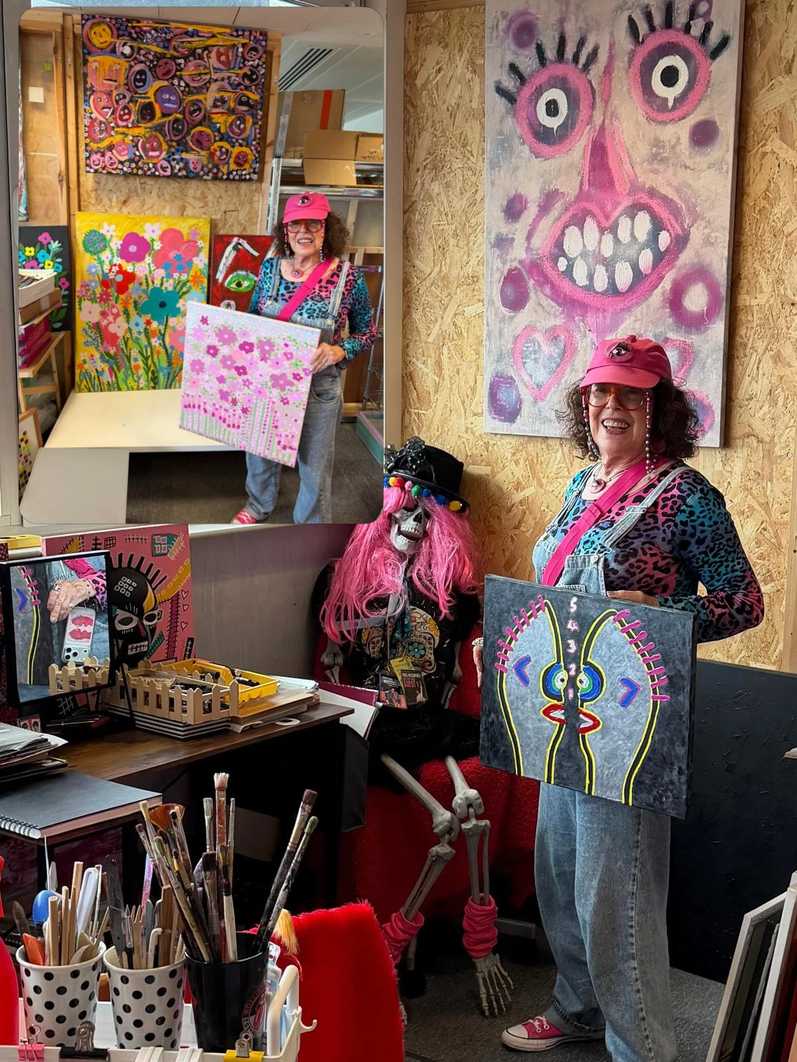 WHO&rsquo;S COMING TO SEE MY COLOURFUL PAINTINGS &amp; THE VIEW FROM MY 6TH FLOOR STUDIO? AREBYTE OPEN STUDIO EVENT is on Saturday 20th June 1-5pm 25-27 Camden Road London NW1 9LN #openstudiolondon #artincamden #colourfulpaintings #buyfromlivingartis