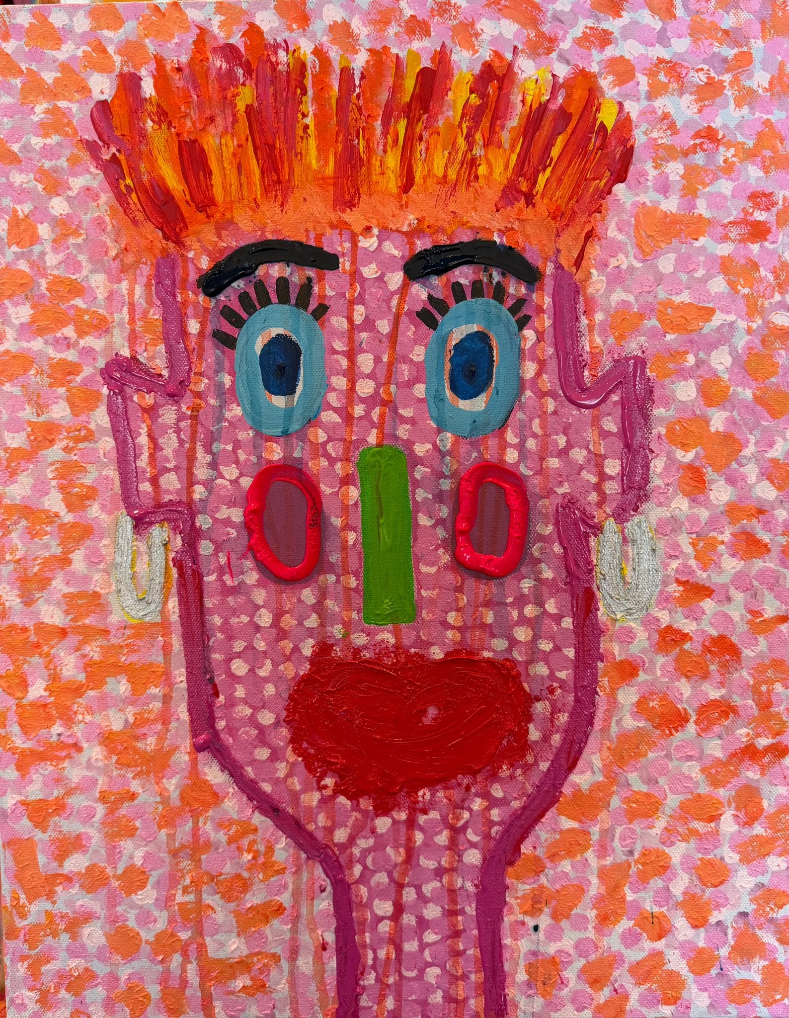 Hey Joe W40cm x H50cm £450
Acrylic on canvas