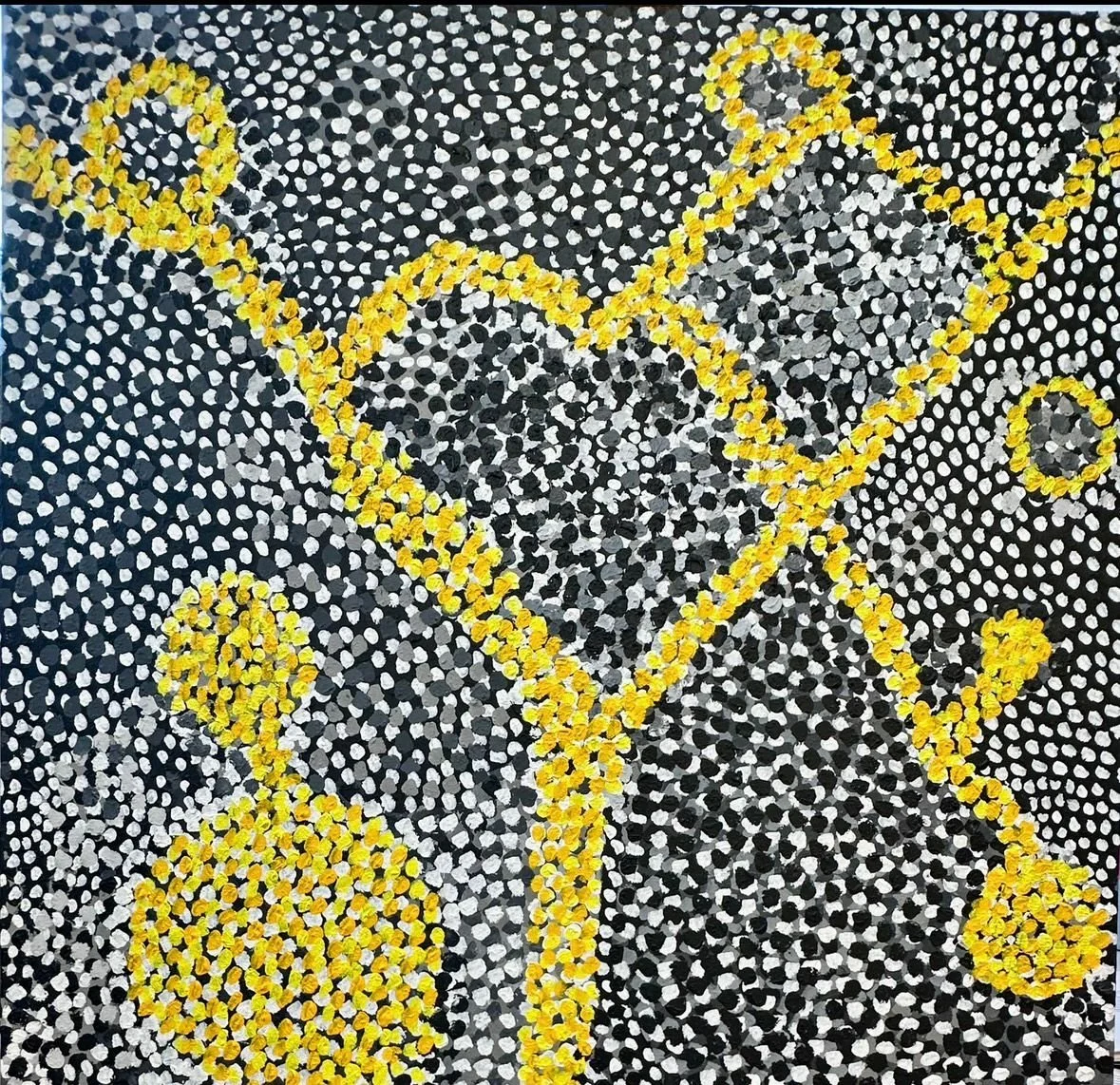 Sunshine Of Your Love acrylic on canvas 
80 x 80cm £450