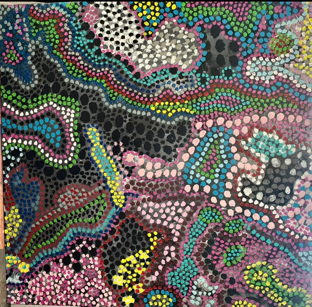 Good Vibrations acrylic on canvas 80 x 80cm
£450