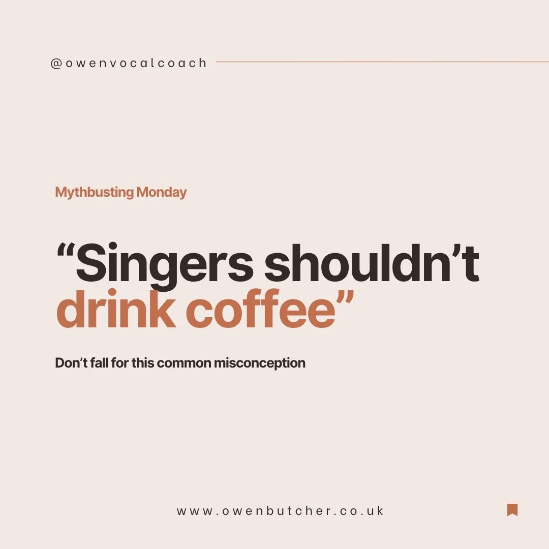 &ldquo;Singers shouldn&rsquo;t drink coffee&rdquo;

If you&rsquo;re a performer, you&rsquo;ve likely heard this said in passing by colleagues, or even some vocal coaches.

But the truth is - coffee actually has NO direct negative effects on your voic