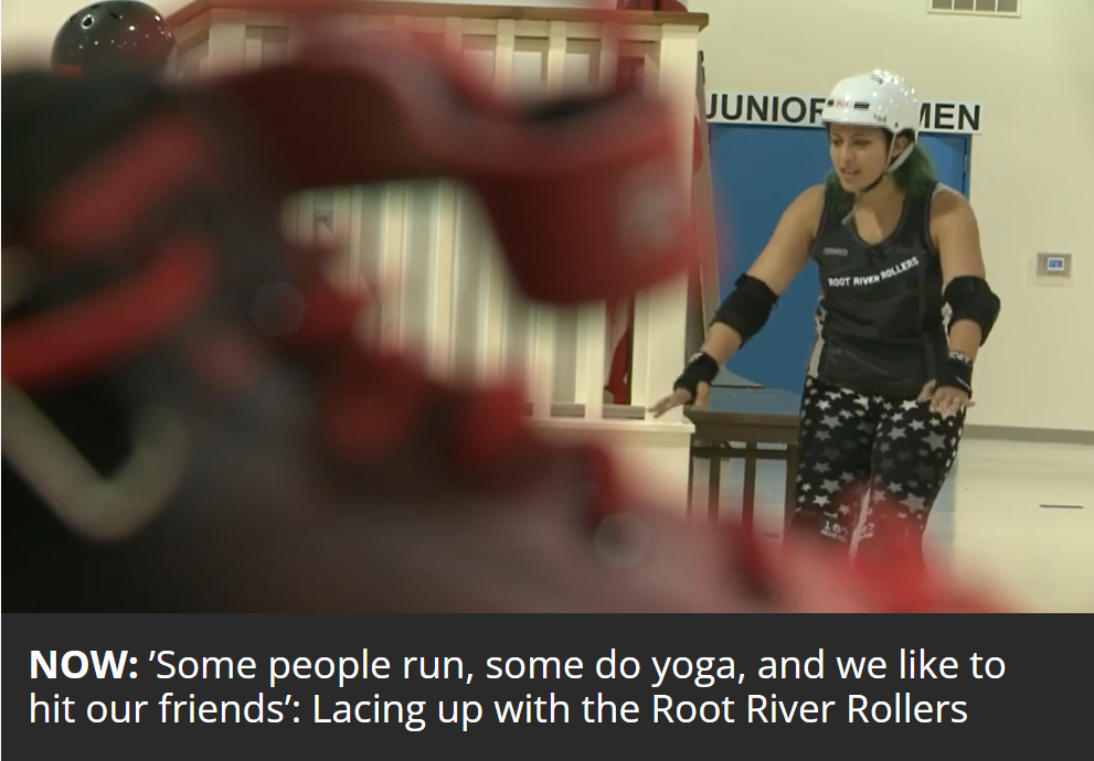 'Some people run, some do yoga, and we like to hit our friends': Lacing up with the Root River Rollers