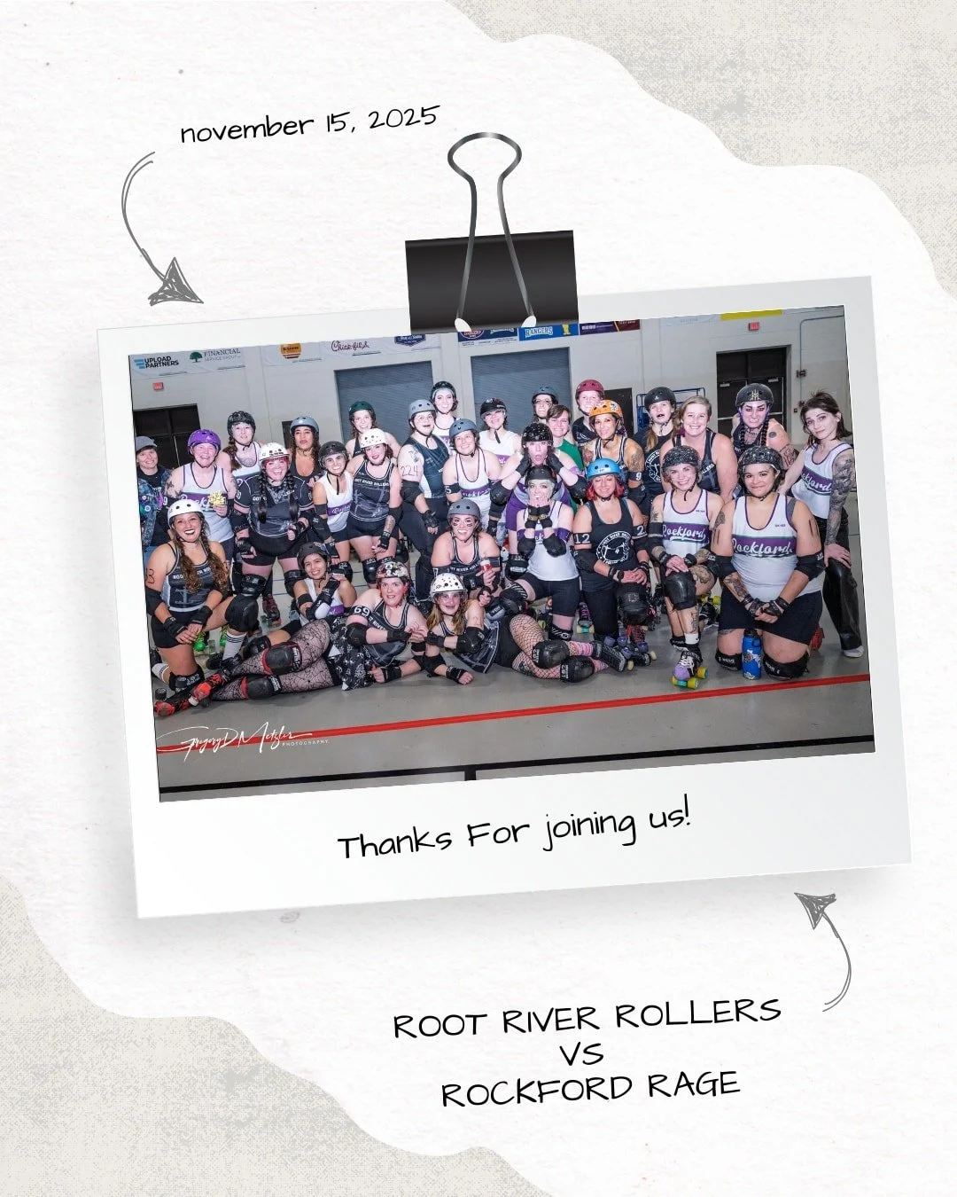 A huge thank you to Rockford Rage for joining us on November 15th!
We had an absolute blast hitting the track and sharing the excitement with you all. The energy was off the charts, and we can&rsquo;t wait to do it all over again. Here&rsquo;s to mor