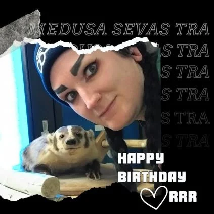 Happy Birthday to our one and only Medusa!! You are such an amazing person and we're so fortunate to have you as a Coach! You're such an all star on and off the track even the animals follow you