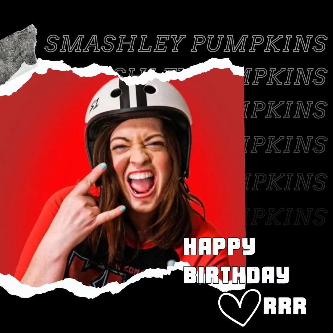 🎂 Happy Birthday to our Smashley Pumpkins! 🎃 

#rootriverrollers #rollerderbybirthdays #happybirthday
