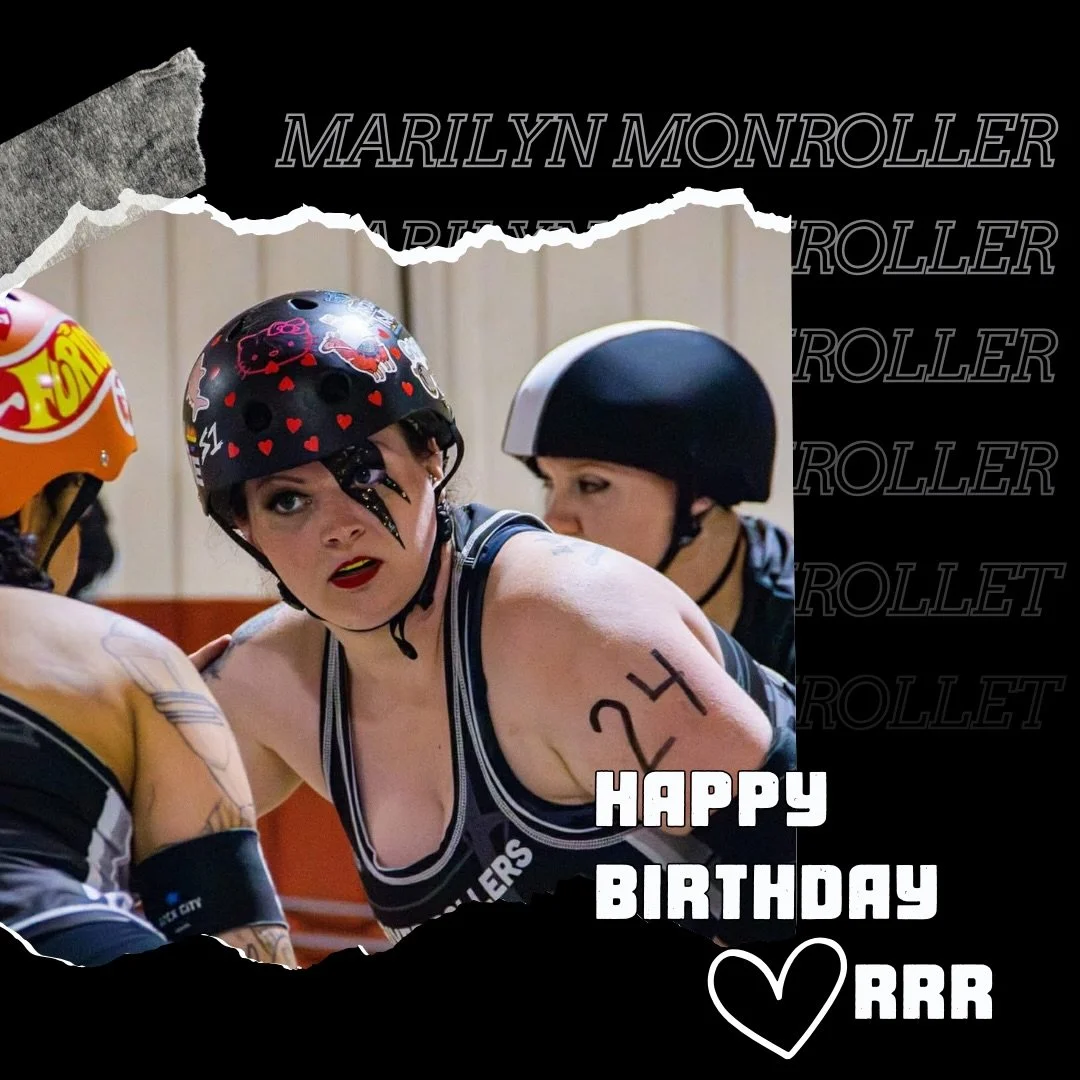 🎉 Happy Birthday to Marilyn Monroller! 🛼

Strong on the wall, tough in the pack, and always bringing great energy to the track. We&rsquo;re lucky to skate alongside you.

Hope your day is full of good hits, good friends, and a little cake too. 💥🎂