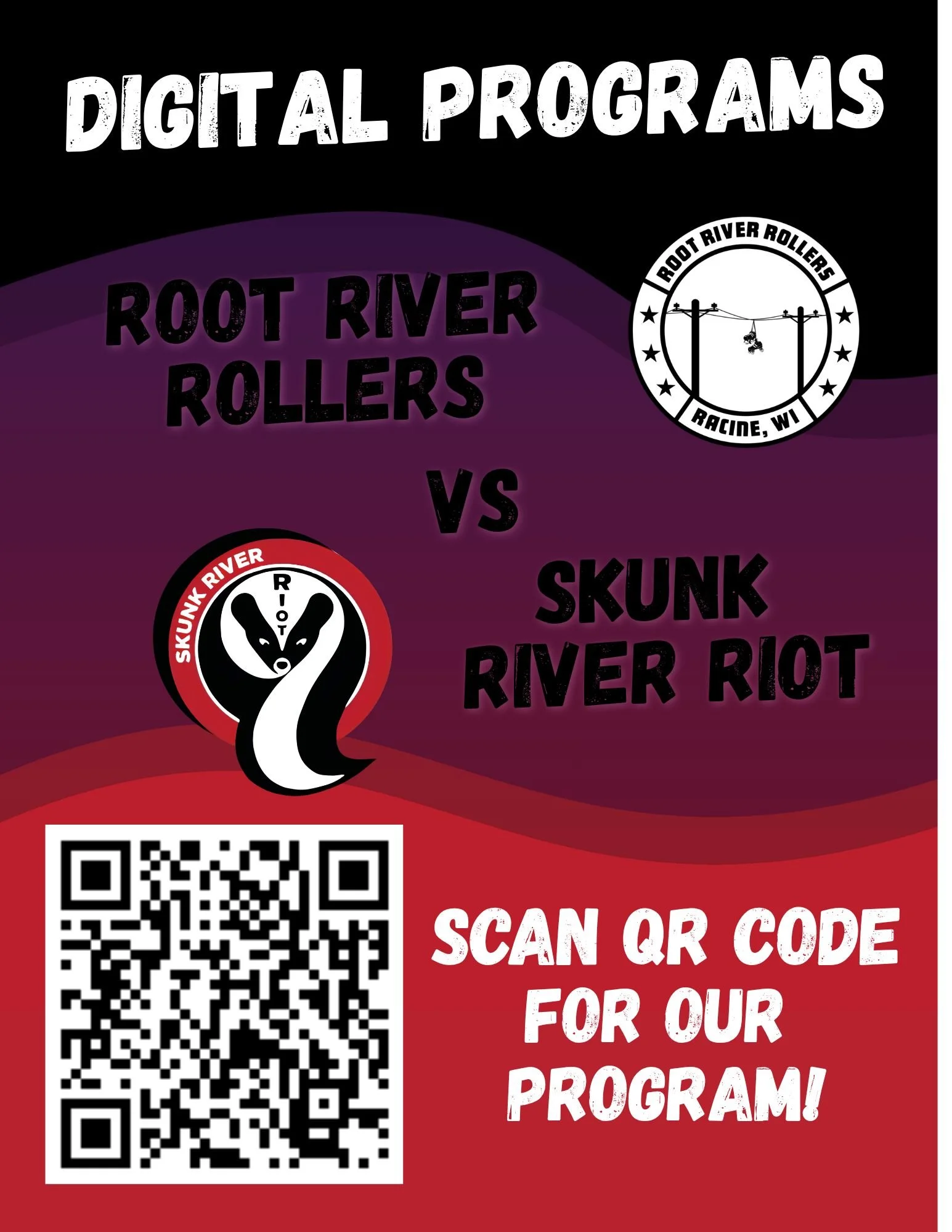 It's game day y'all and we know your just as excited as we are for the last 1 of the season!
Reminders for today:
-Find us by going inside UW Parkside Sports and Activity Center and look for the Frank Petretti Fieldhouse, or our tables
-We've gone di