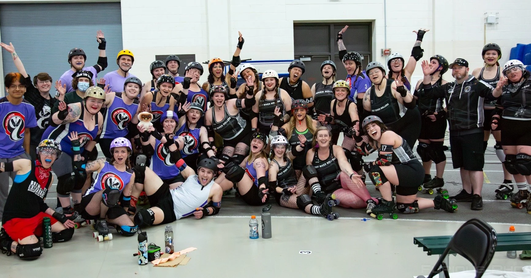 We had a blast hosting Ames Roller Derby Association/Skunk River Riot  for our final home bout of the season! They brought the heat and took the win, but we&rsquo;re incredibly proud of how hard our skaters fought from the first whistle to the last.
