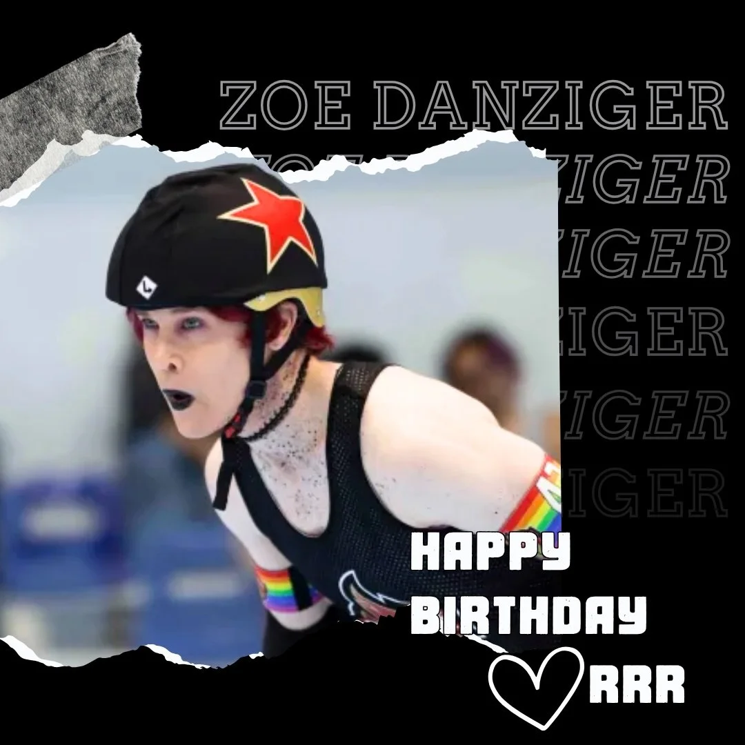 Happy Birthday to Zoe Danziger 🛼✨
One hell of a jammer and an even better human. Hope your day is full of good vibes, good people, and zero trips to the penalty box 💜