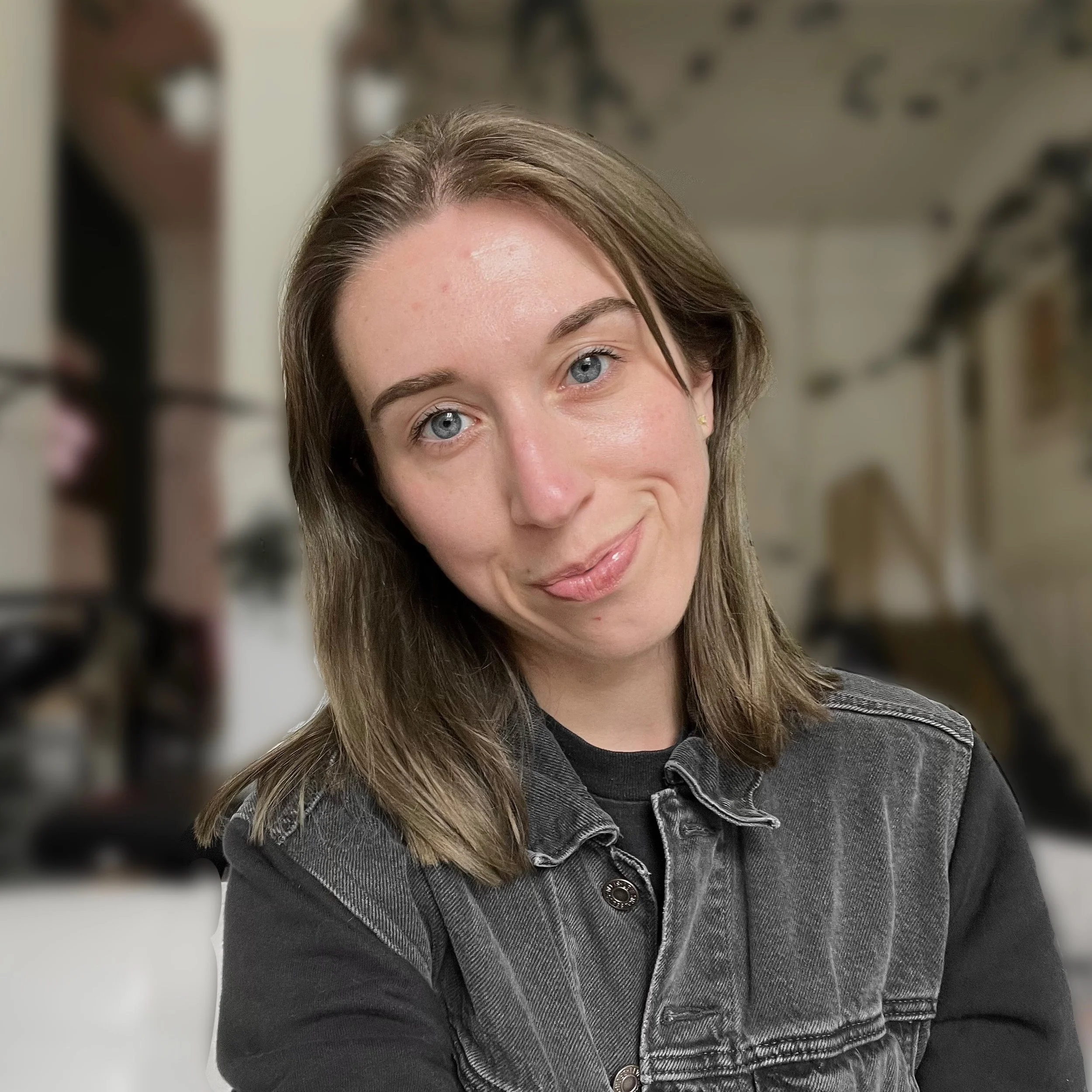 portrait of the artist Sierra taken at the tattoo studio