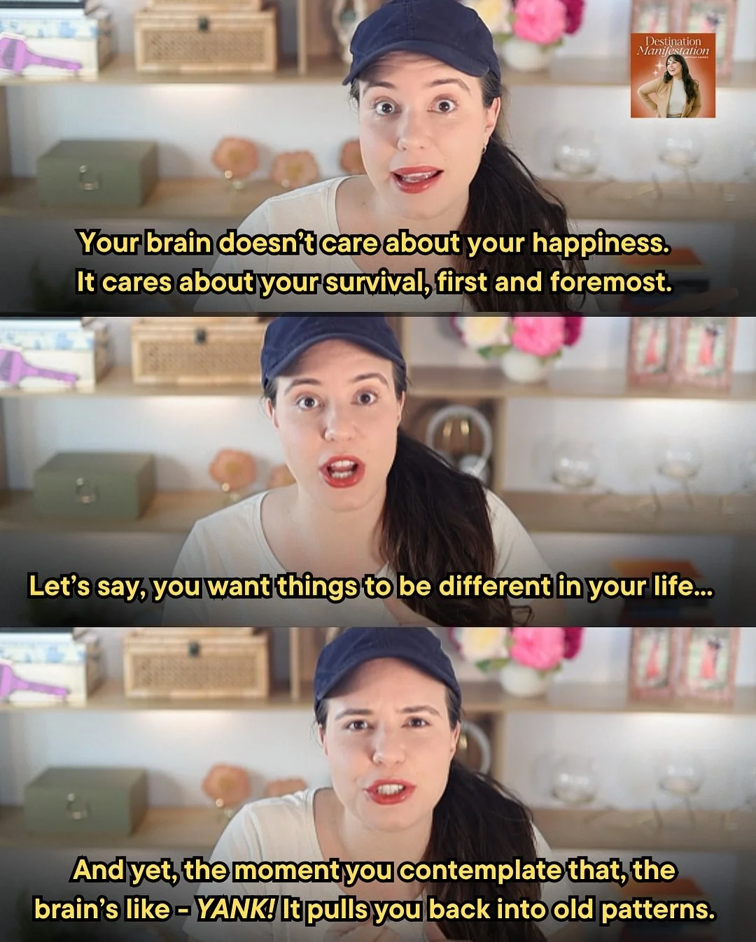 There&rsquo;s nothing that grinds my gears more than when I hear someone say &ldquo;fOlLoW wHaT fEeLs GoOd 🥴&rdquo; to a person on their manifestation journey who is currently stuck in trauma patterns. 😩

Because when you are in that state, the bra