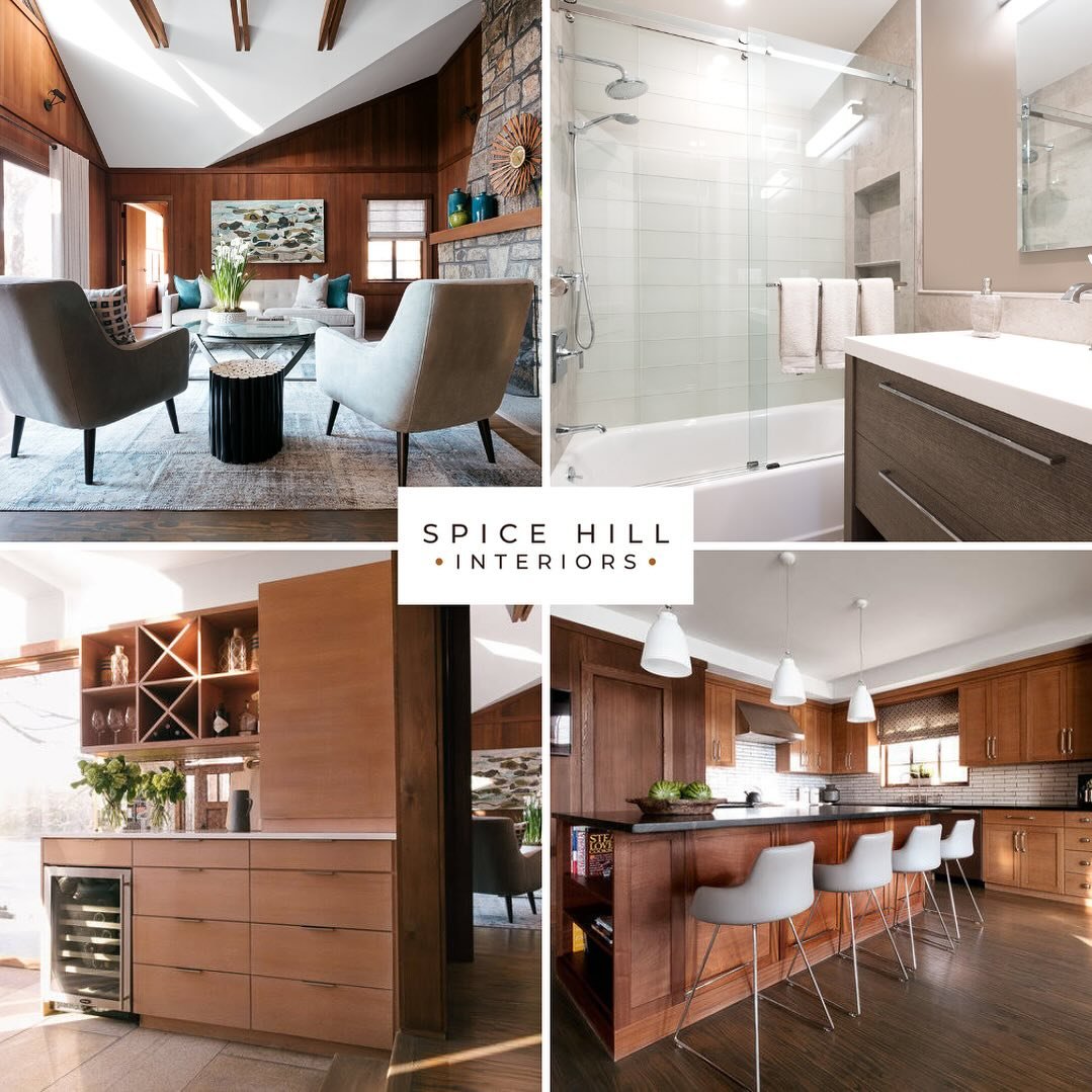 Restoring and reviving a lovely lake house for the nicest family  #rustickitchen #custombar #modernfurniture #customwindowtreatments #greenwich_moms