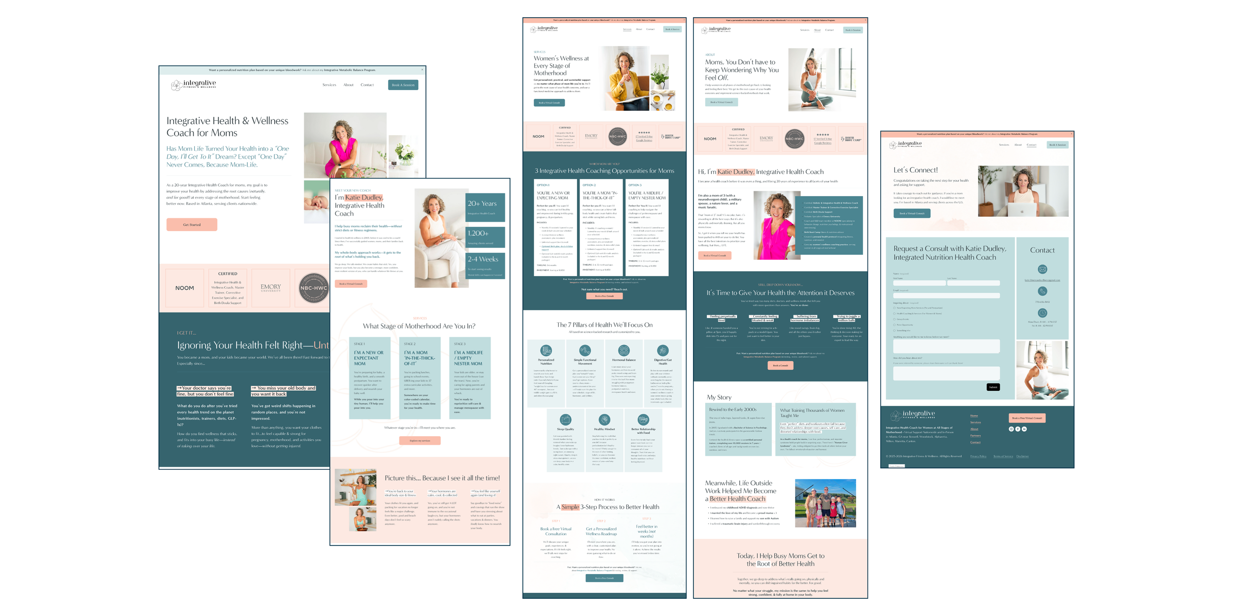 Katie Dudley Integrative Health Coach Website