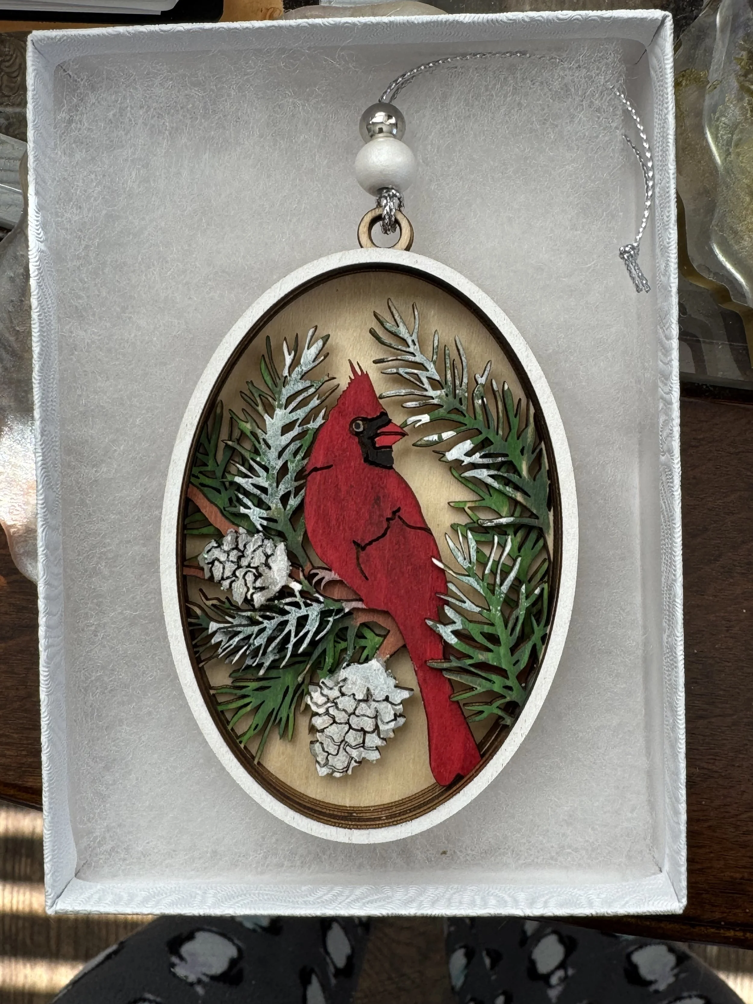 Cardinal Ornament