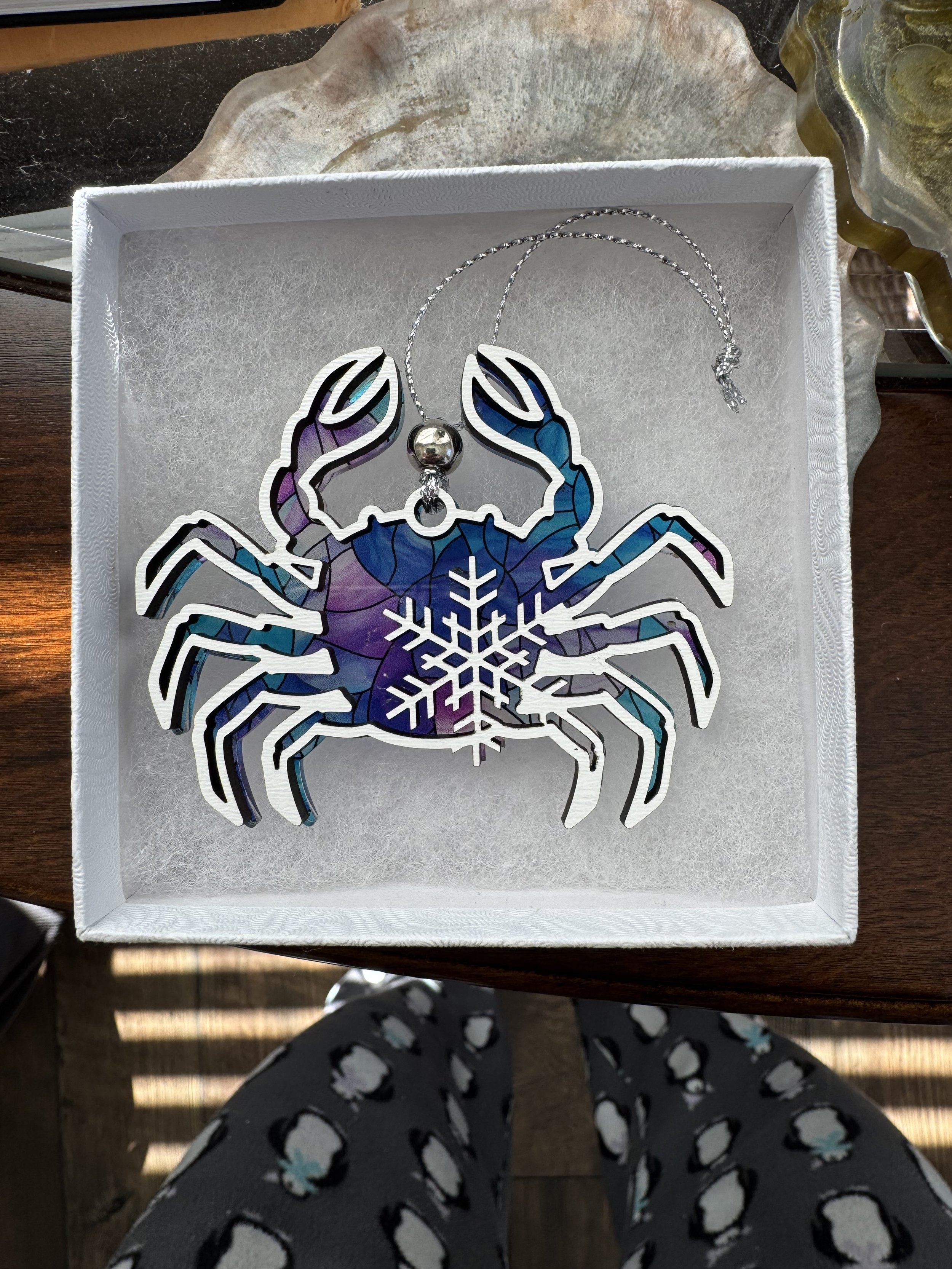 Coastal Crab Ornament