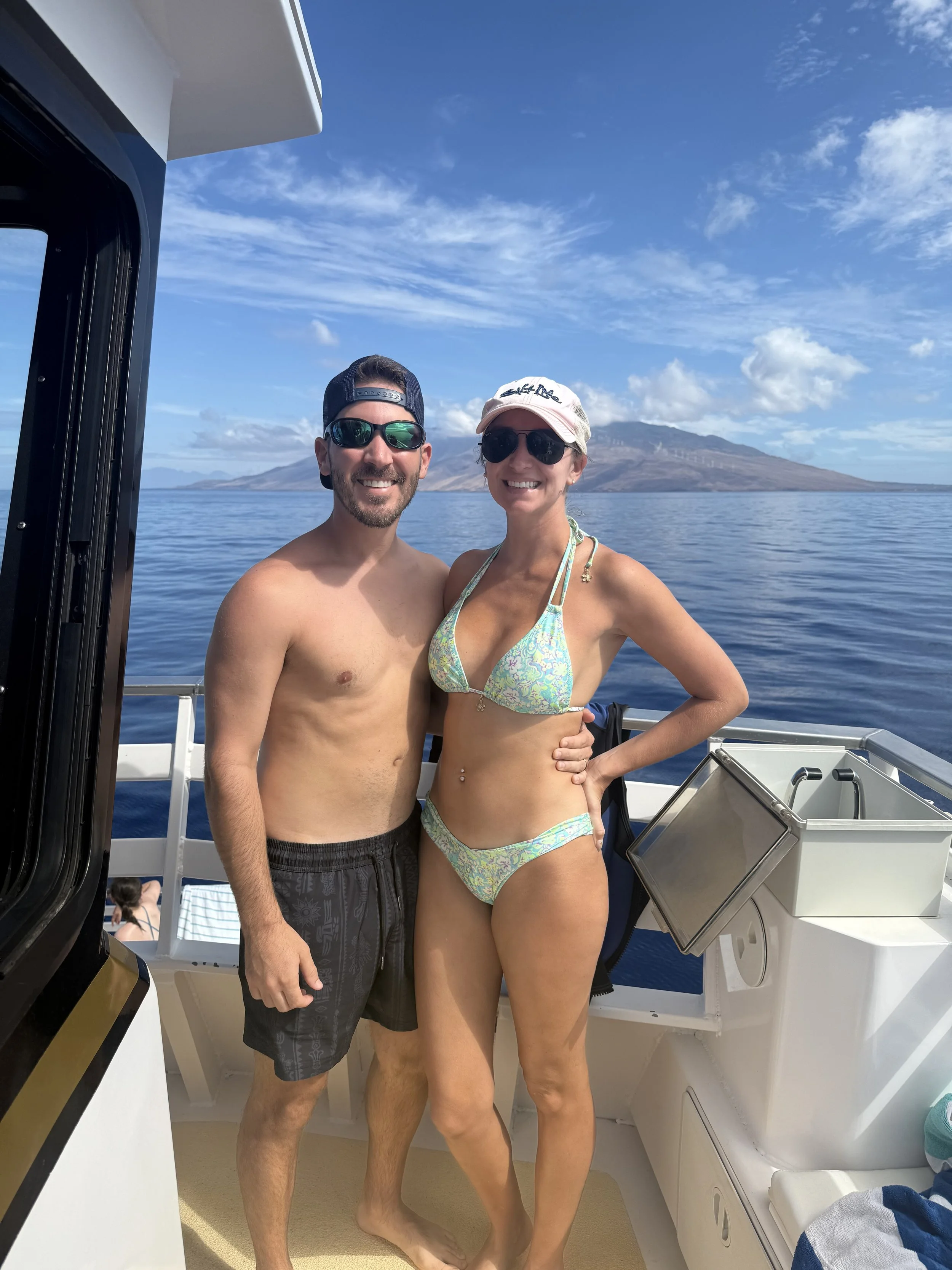 Smiles before the fish