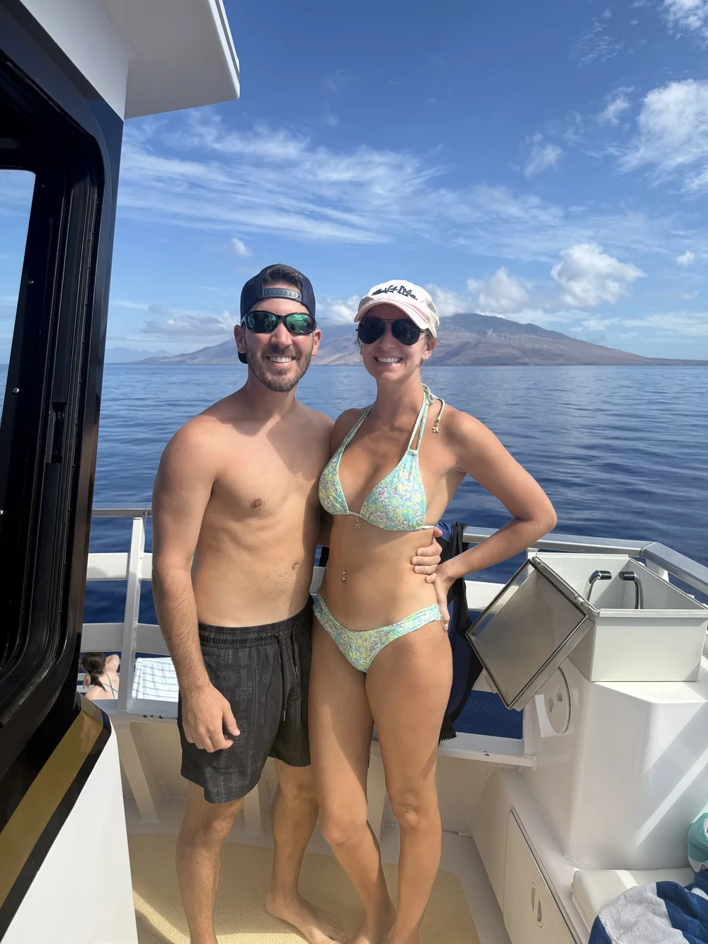 Smiles before the fish