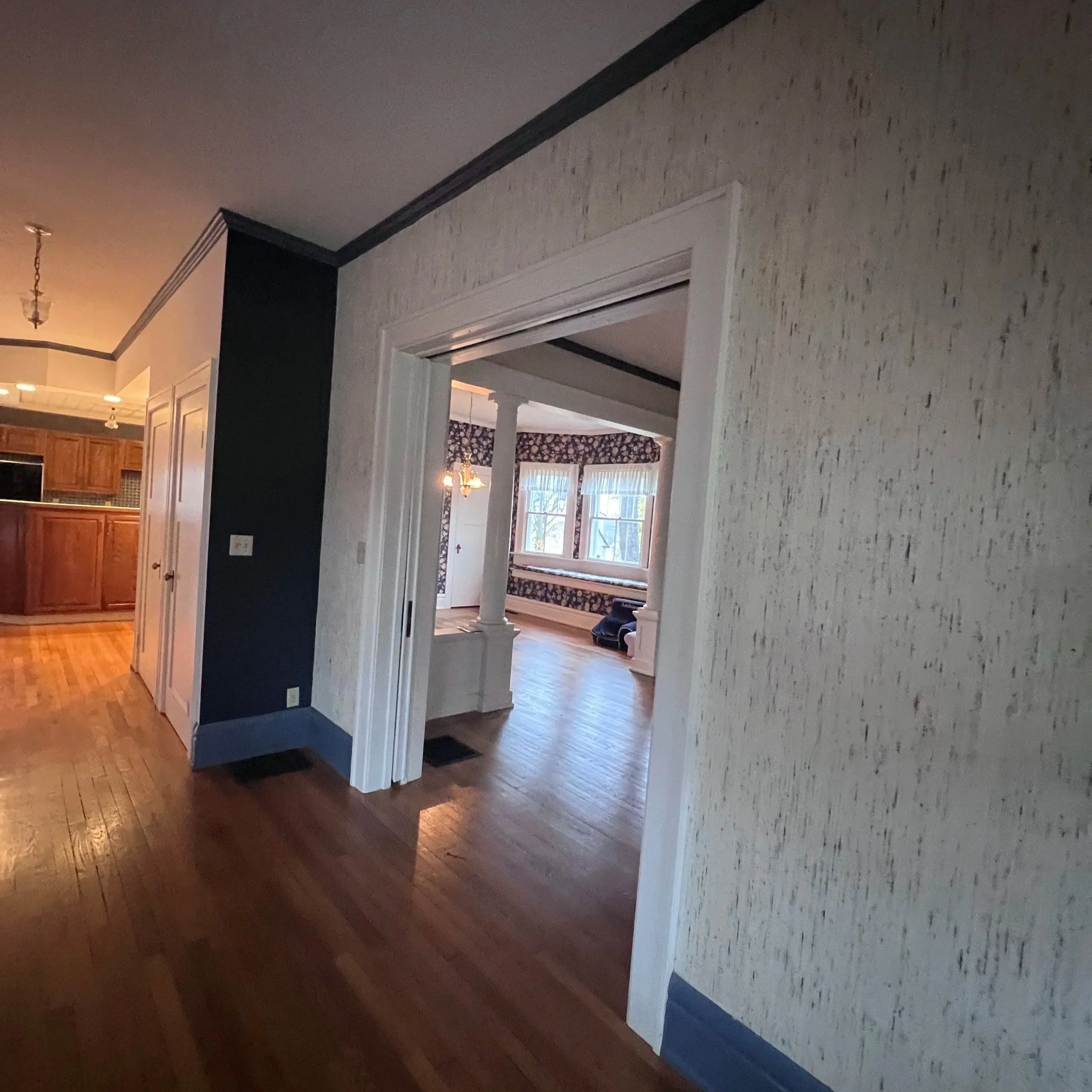 Before | Closet & Dining Wall