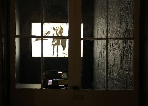 35 mm Slide Projection on Shadow Wall