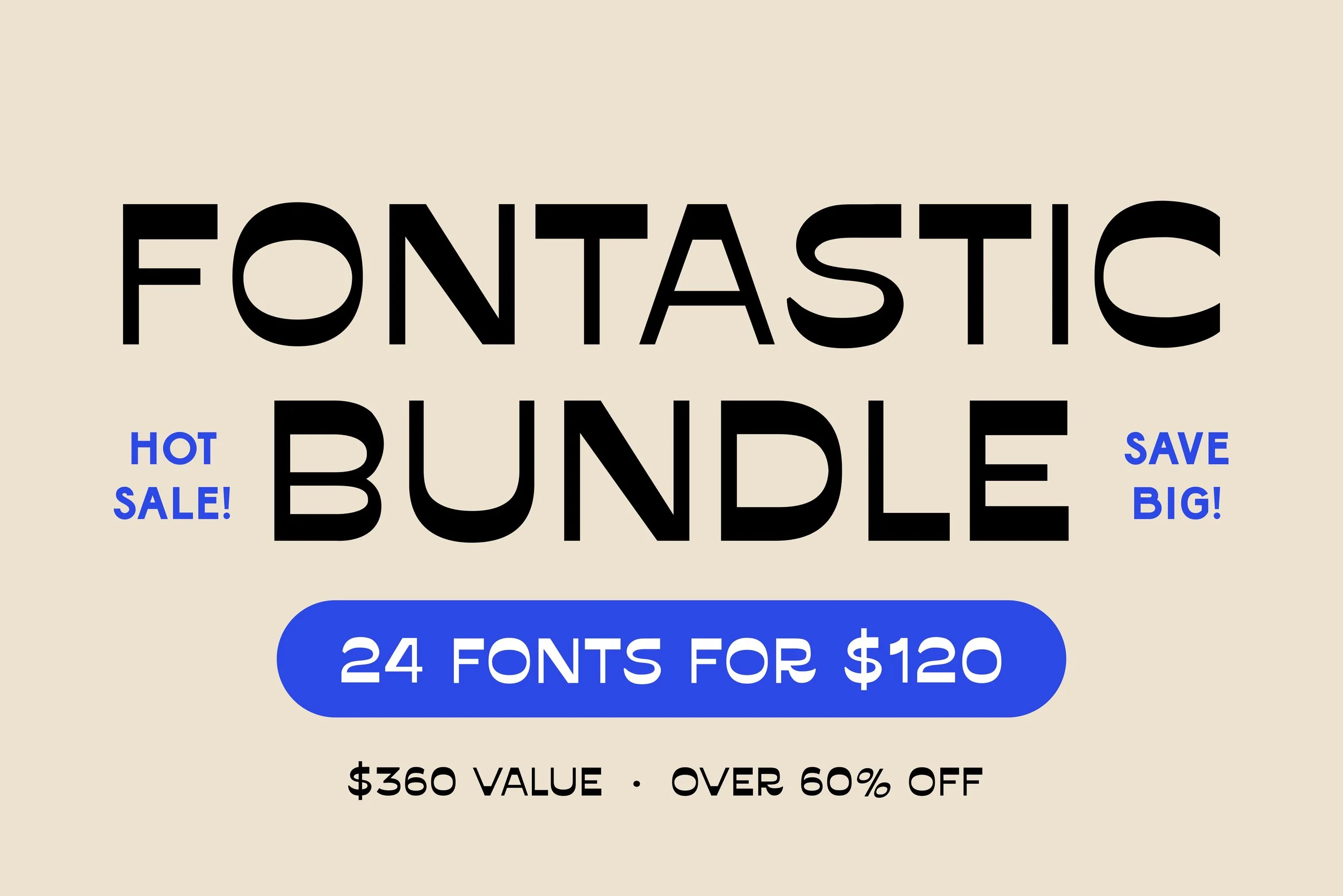 Fontastic Font Bundle