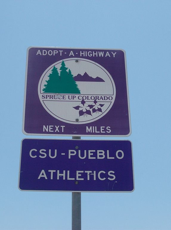 574px-Adopt-A-Highway_sign,_CSU_Pueblo_Athletics.jpg