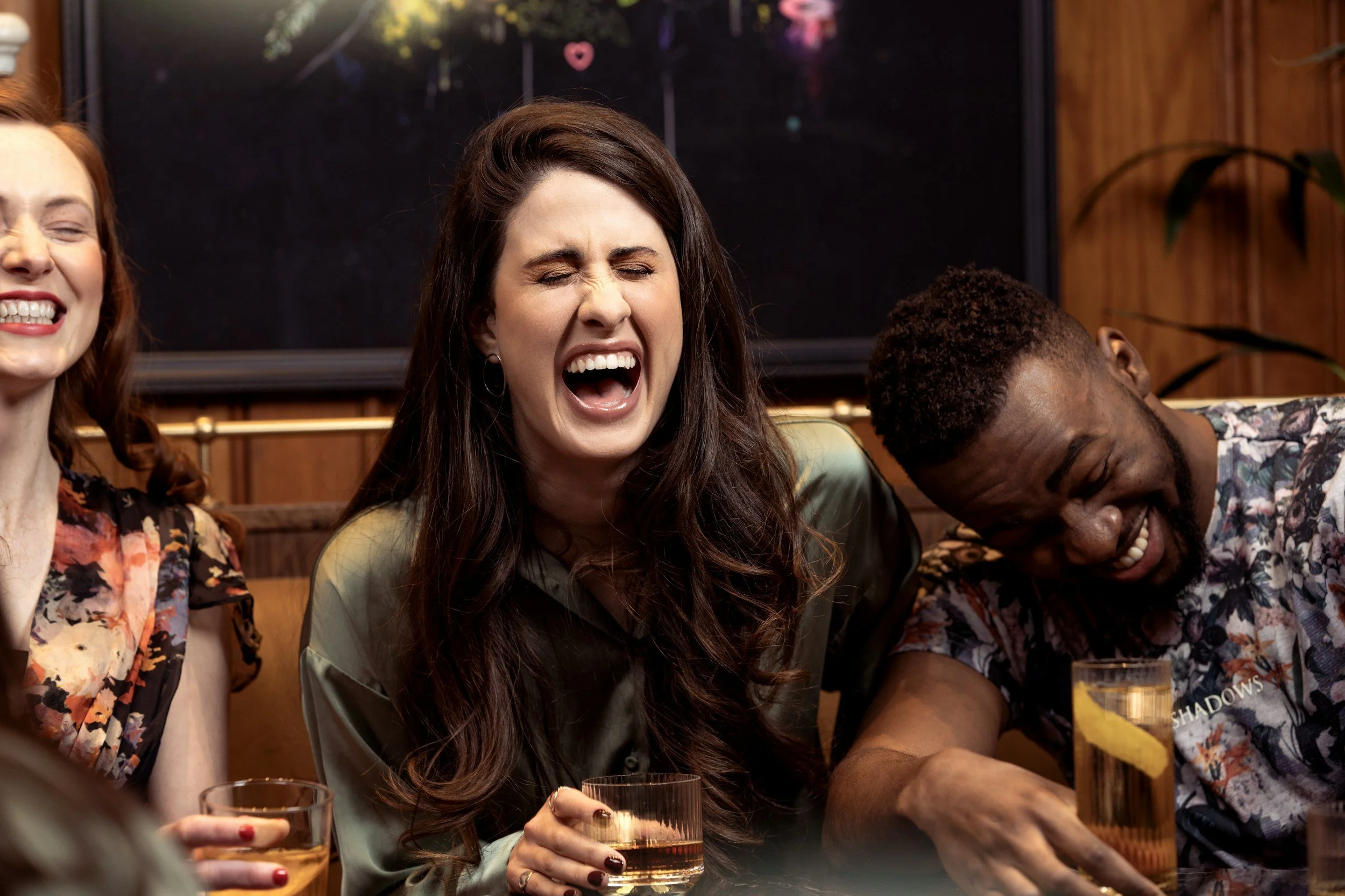 Why do we repeat the funny thing we just heard while laughing?