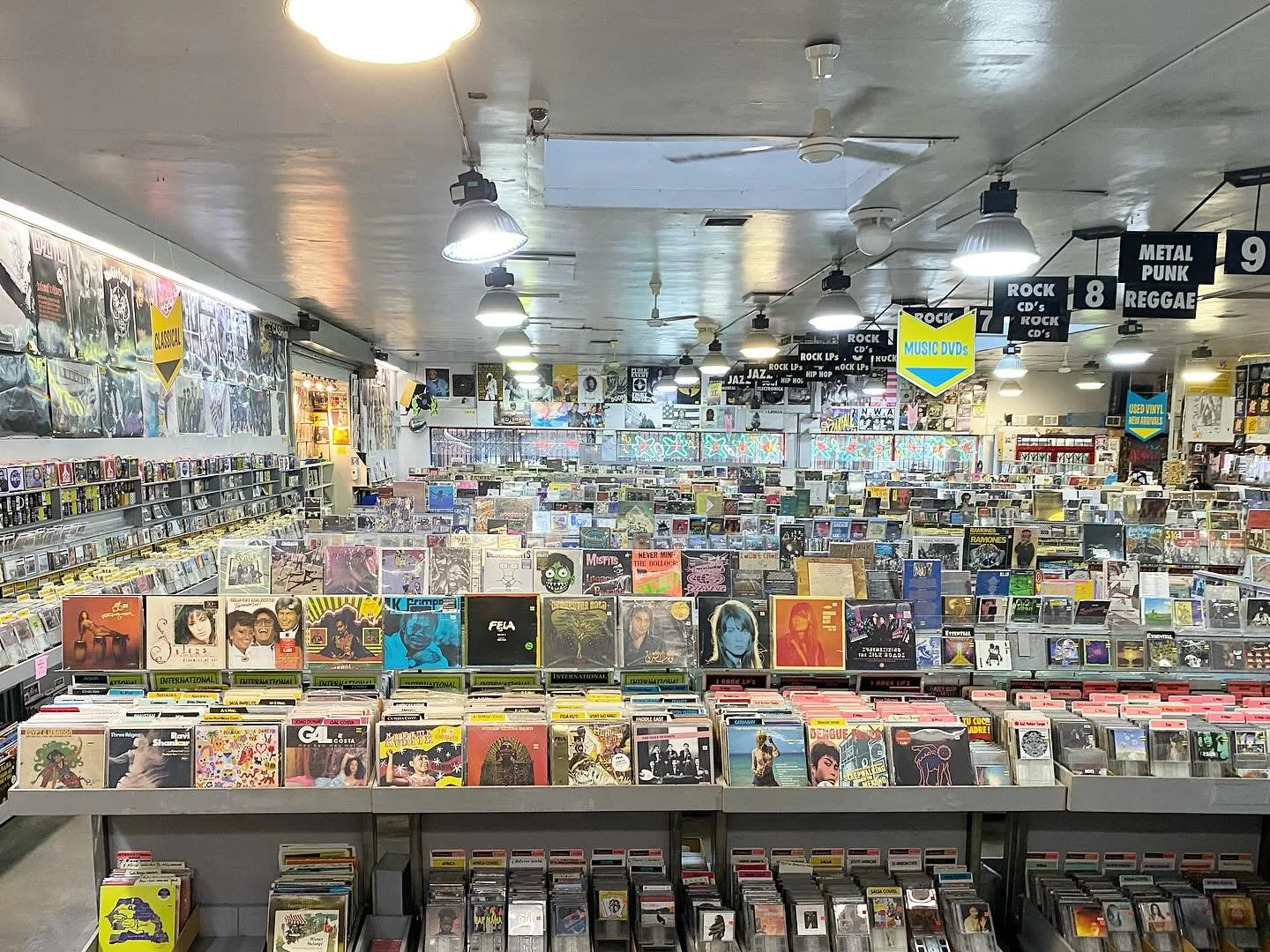 inside of Amoeba Records Berkeley store