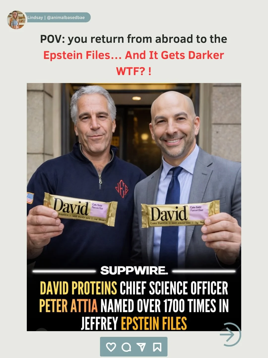 😳 I&rsquo;m honestly shocked and unsettled.

Transparency matters &mdash; especially in the wellness space, where trust is everything.

Lately, there&rsquo;s been a lot of online discussion about prominent figures in the longevity world &mdash; incl