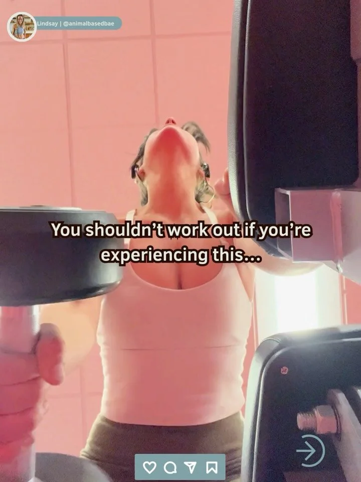 You shouldn&rsquo;t work out if you&rsquo;re experiencing this&hellip;

Wait...what? Stop lifting? Stop working out for months? Now, I&rsquo;m the last person to tell you to stop moving&hellip; but hear me out.

Before you panic... this doesn&rsquo;t