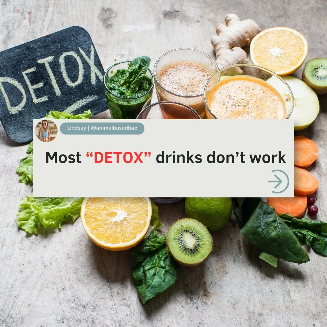 🚨 Most &ldquo;DETOX&rdquo; drinks don&rsquo;t work.

Your body doesn&rsquo;t detox from one juice, tea, or pill.

If detox were that easy&hellip;
everyone drinking green juice would be toxin-free.

Real detox takes more than a quick fix&mdash;it&rsq
