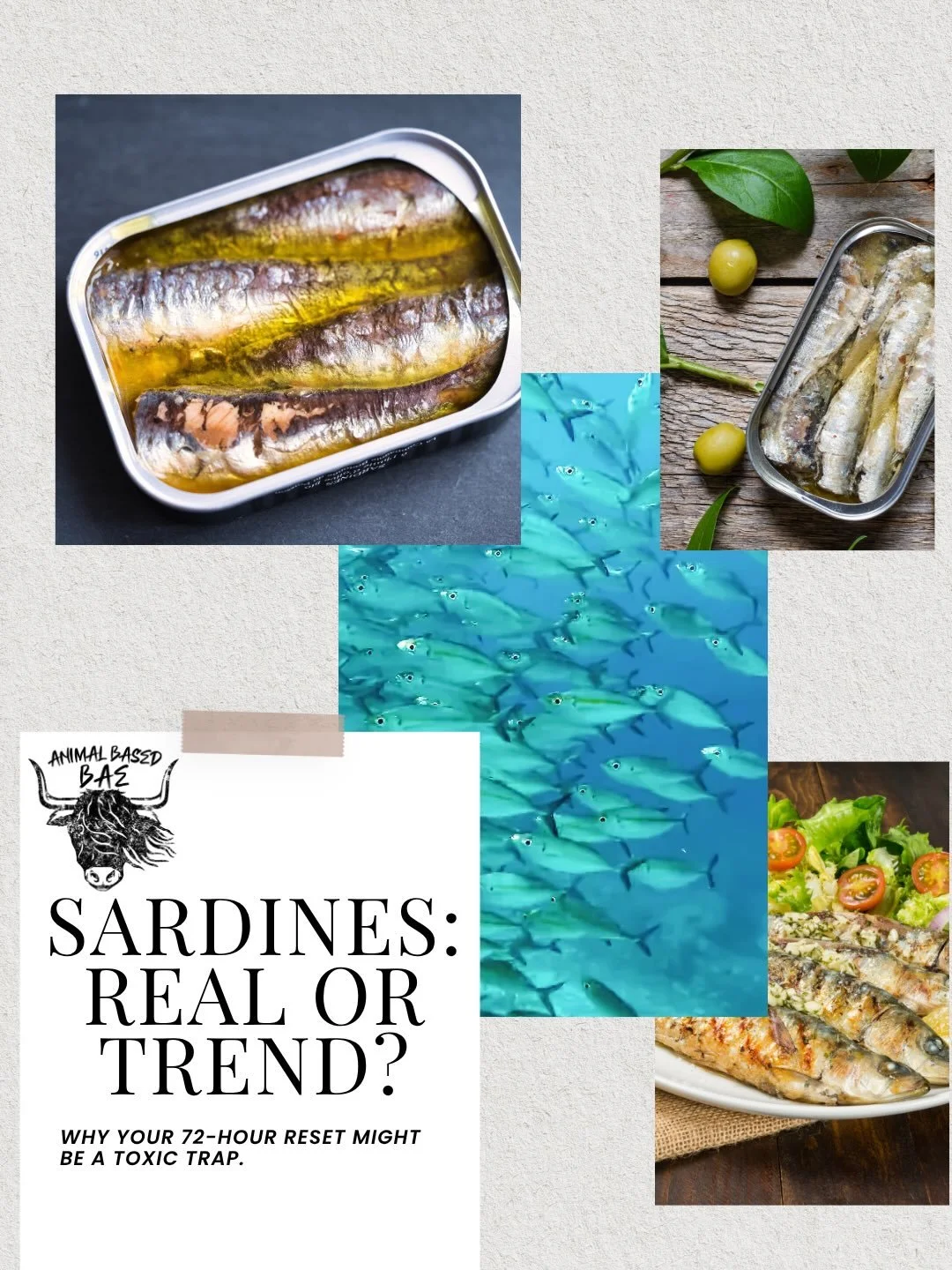 The Sardine Fast: Ancestral Reset or Toxic Trend? 🐟

The 72-hour Sardine Fast is viral for a reason. it&rsquo;s a powerful metabolic &ldquo;nudge&rdquo; to break plateaus and simplify your life. But most people are doing it wrong.

In my latest blog