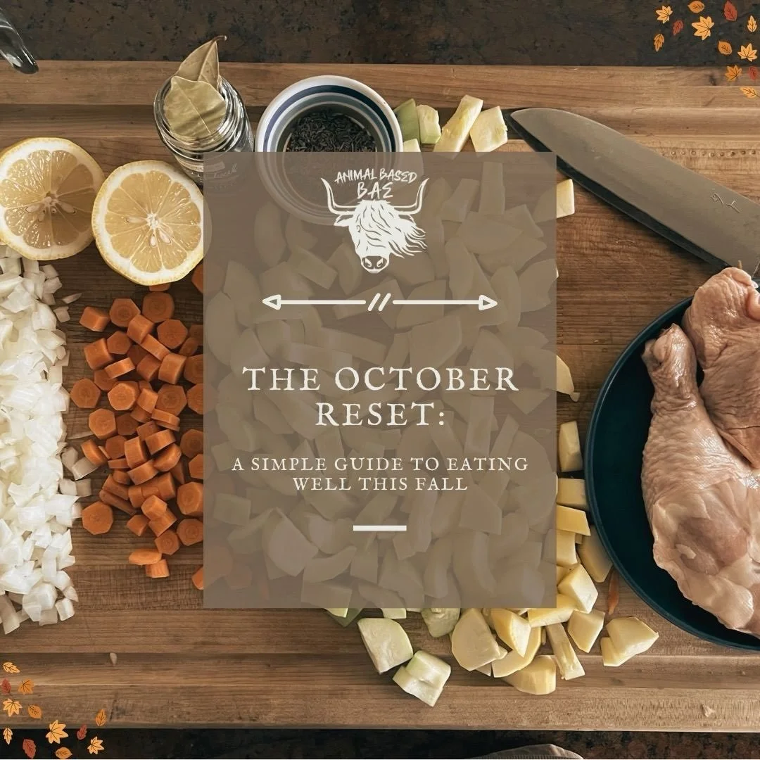 so i wrote about what an october reset looks like for me and how i&rsquo;m simplifying food and wellness this fall&hellip;

simple, repeatable nutrition
less optimizing. more actually living.
big pots of soup that last for days
seasonal eats and work
