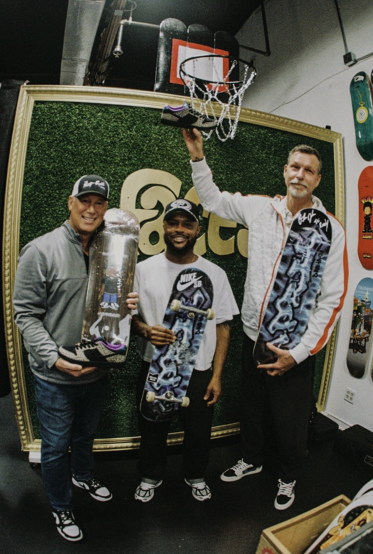 Luis Gonzales, Dashawn Jordan, Randy Johnson