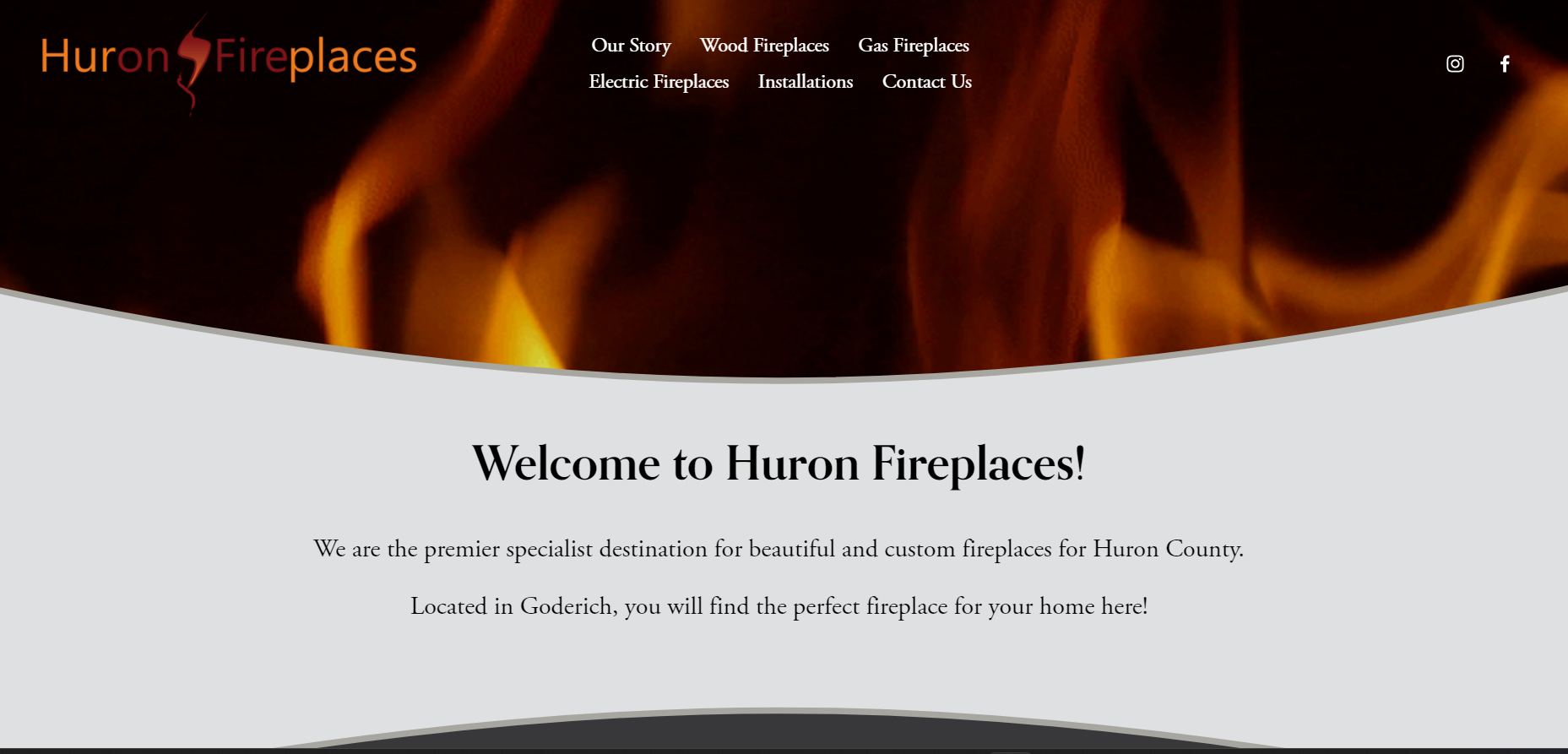 Home Page of Huron Fireplaces