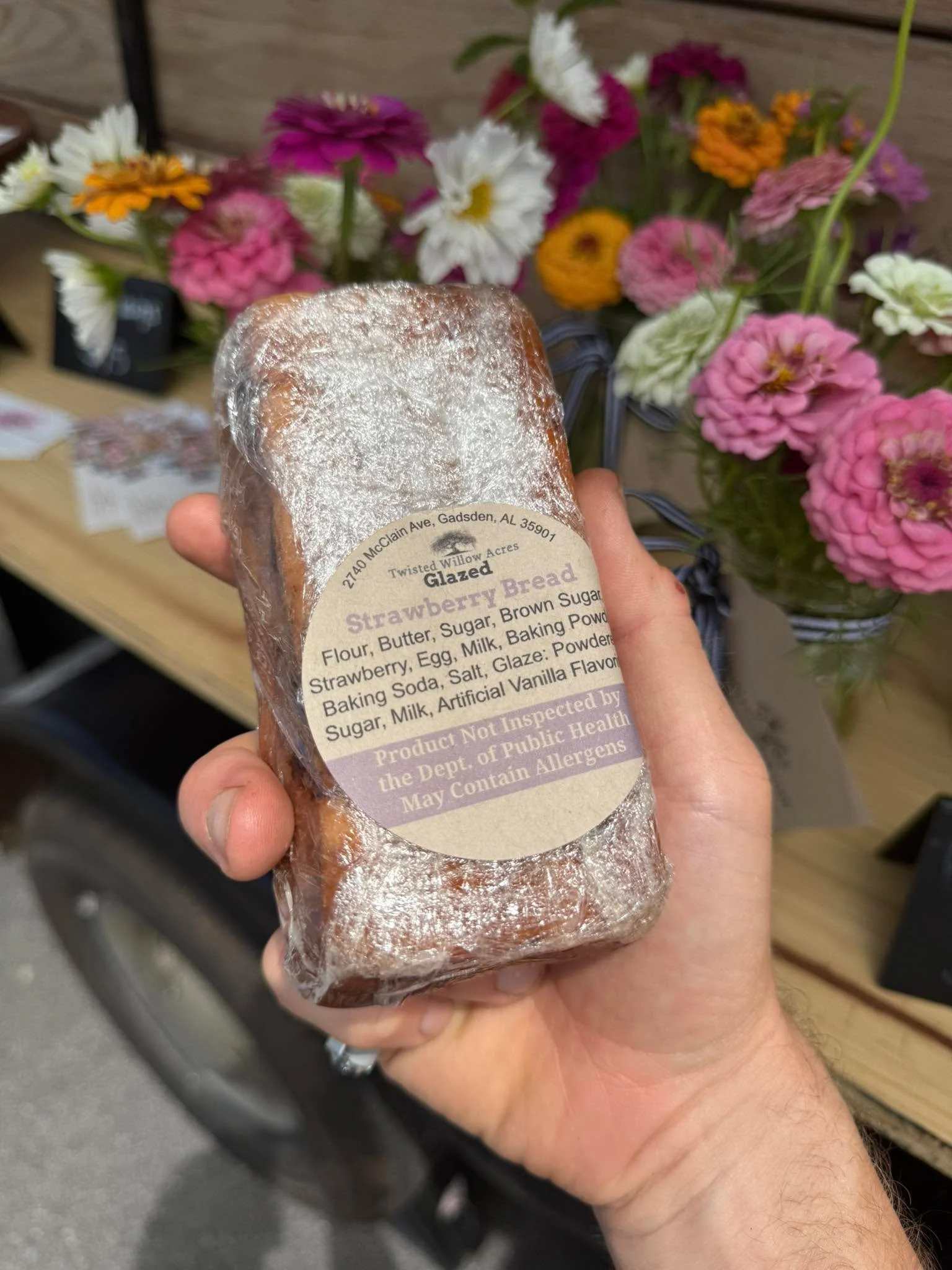 Twisted Willow Acres has delicious bread at Jacksonville Farmers Market, and Josh is a super guy! Check them out!