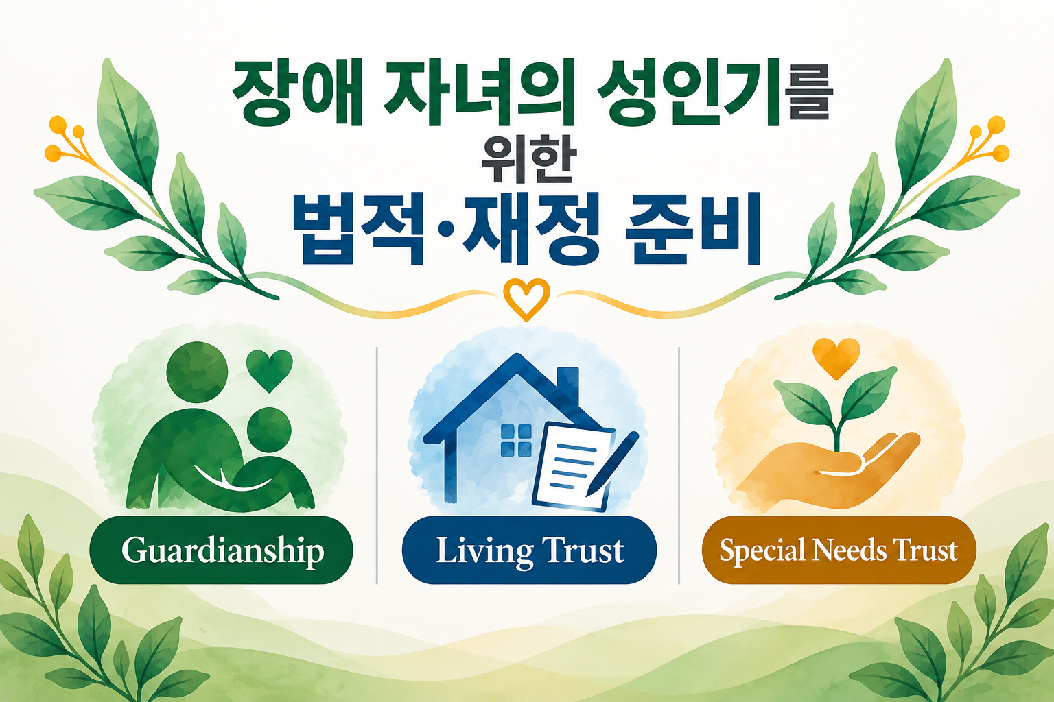 Guardianship · Living Trust · Special Needs Trust 