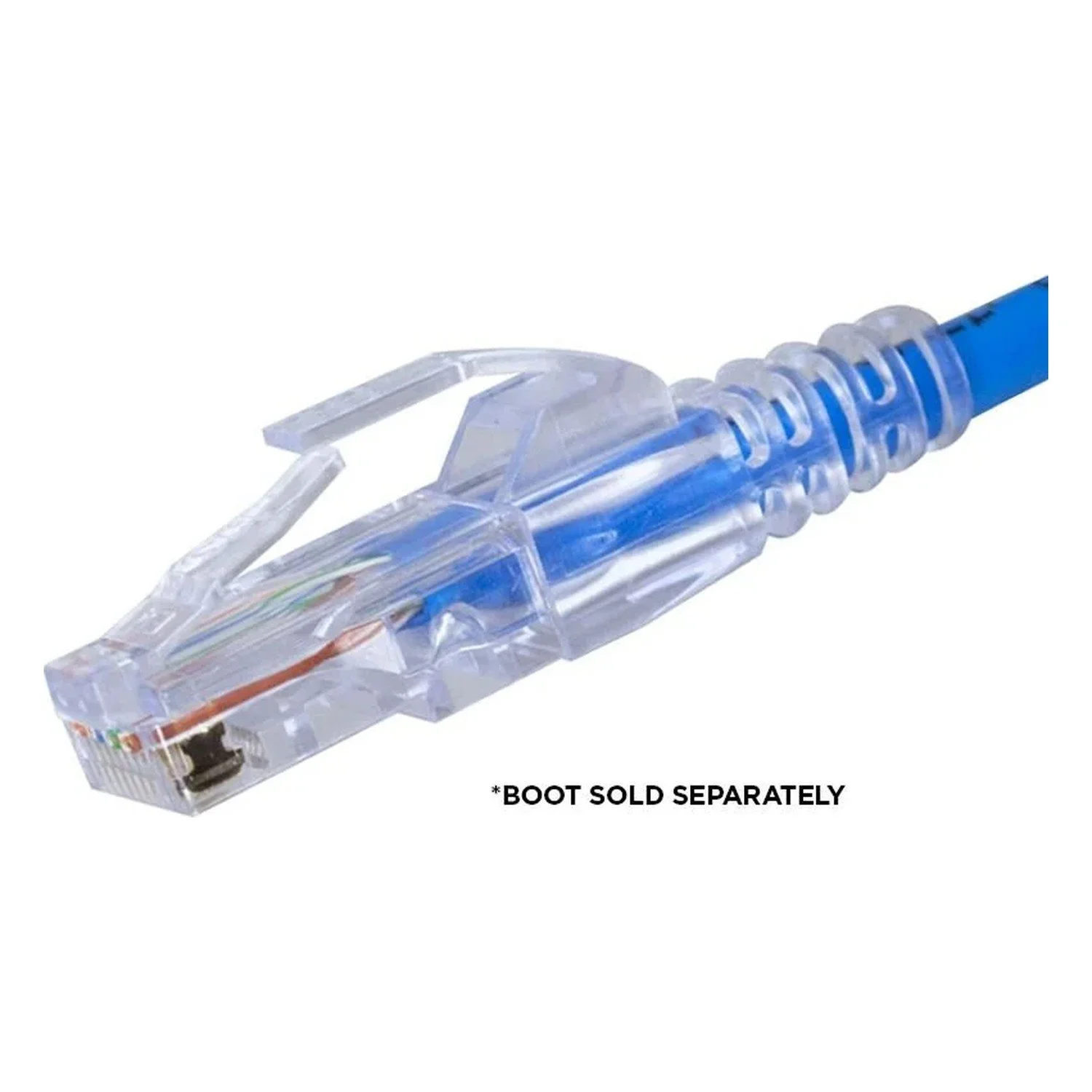 Cat5 Unshielded Pass-Through RJ45 Modular Plugs (Jar of 100) — product view 2