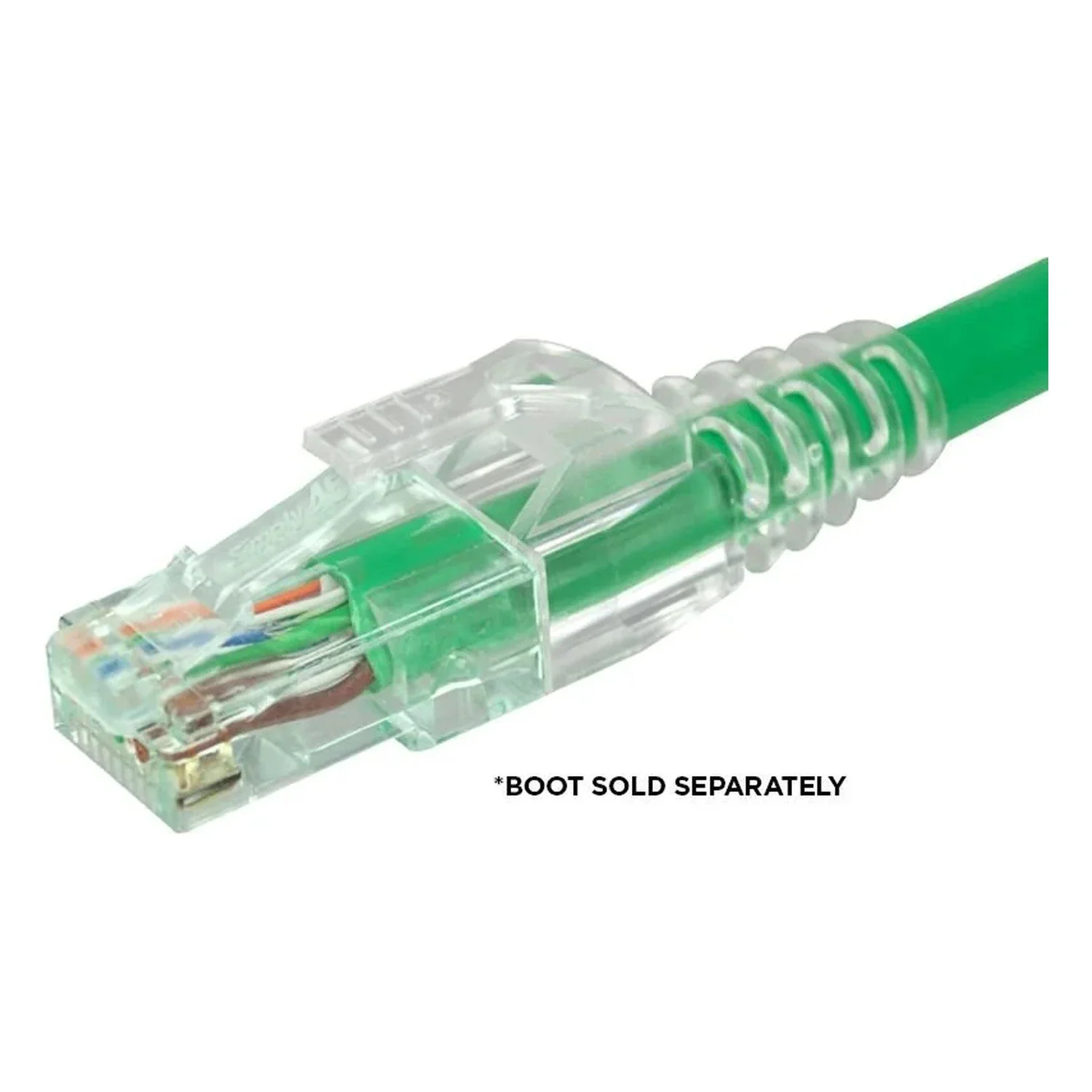 Cat6 Unshielded Pass-Through RJ45 Modular Plugs (Jar of 100) — product view 5