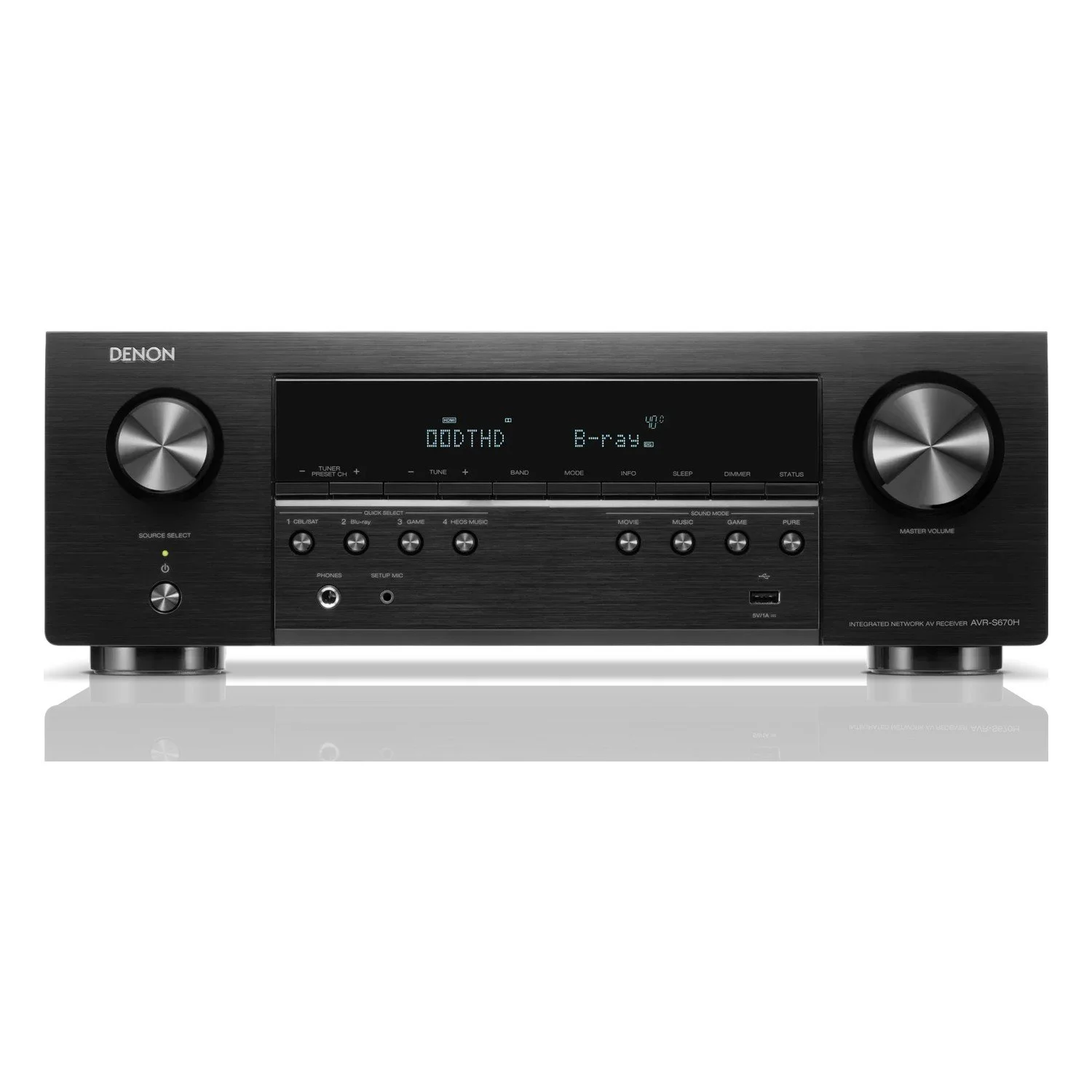 Denon 5.2 Channel 8K AV Receiver with HEOS — product view 3