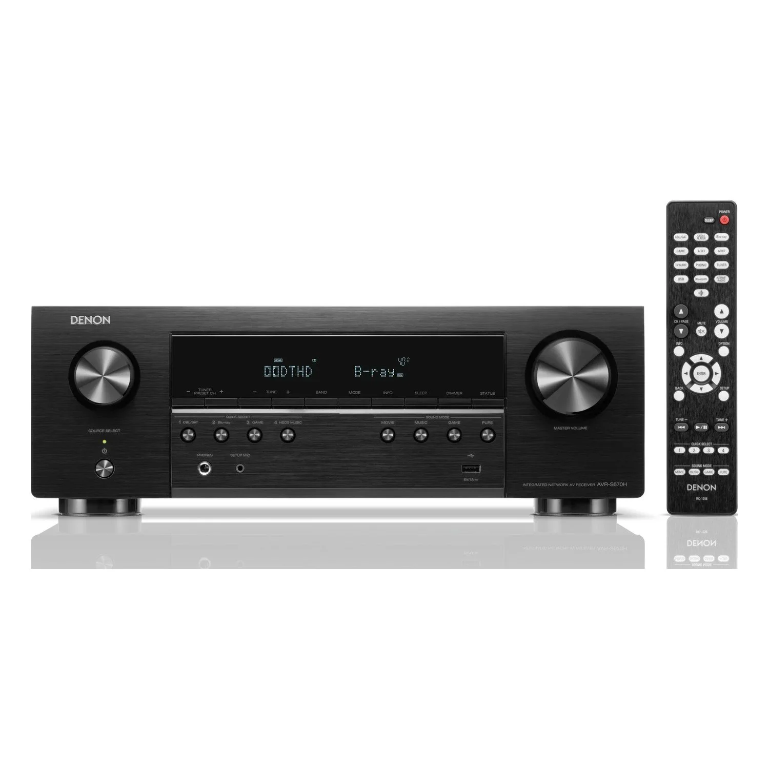 Denon 5.2 Channel 8K AV Receiver with HEOS — product view 4