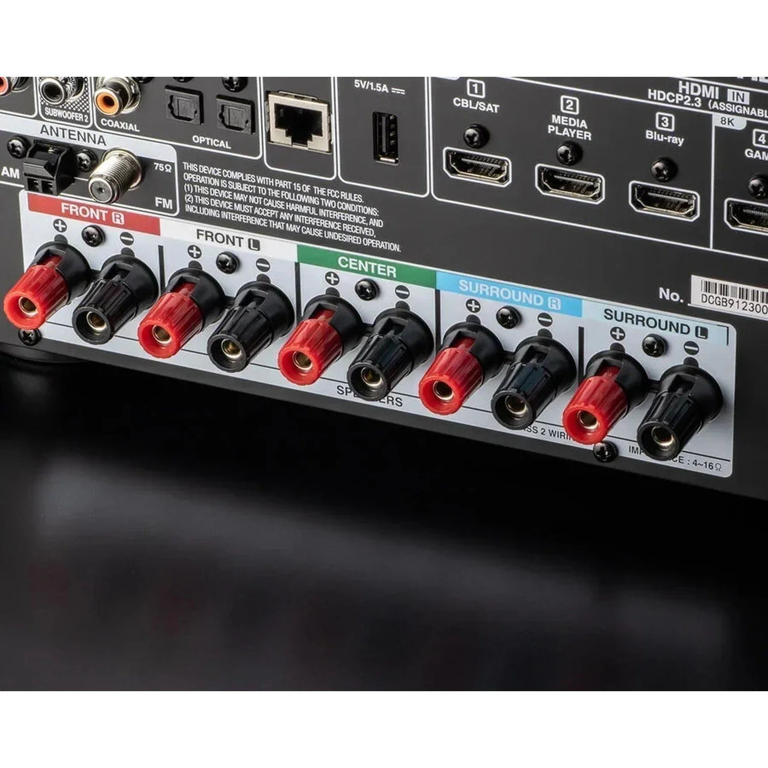 Denon 5.2 Channel 8K AV Receiver with HEOS — lifestyle photo