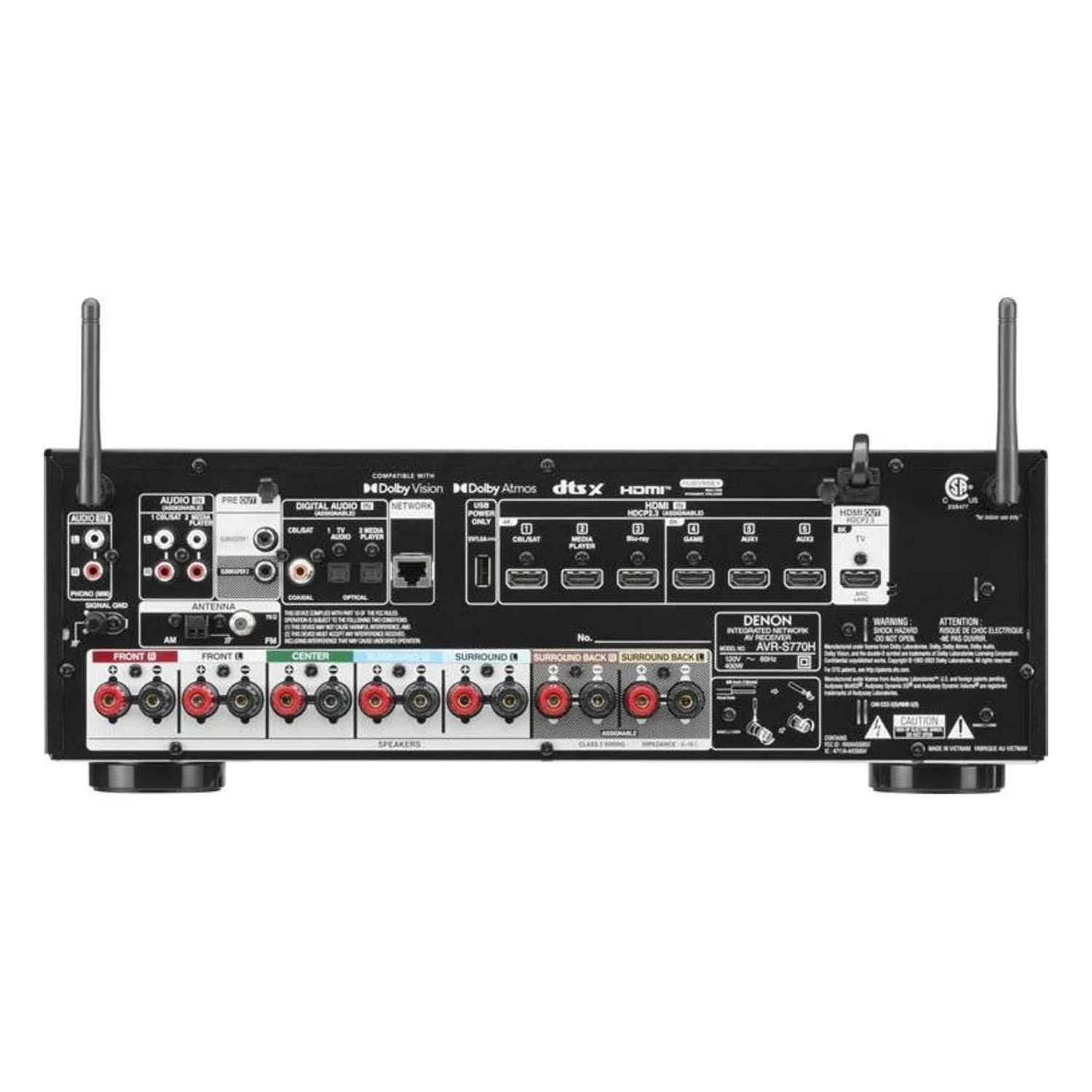 Denon 7.2 Channel 8K Network AV Receiver with HEOS