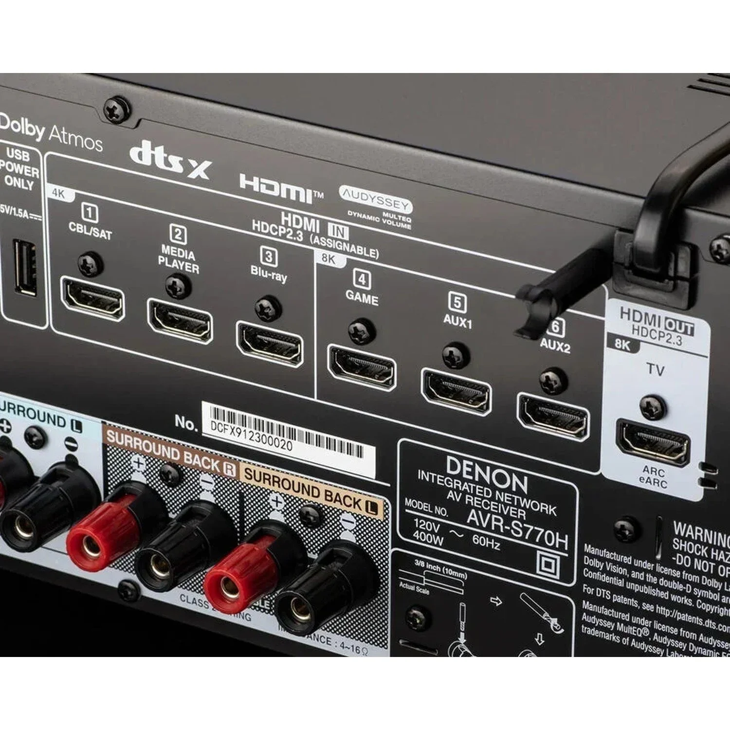 Denon 7.2 Channel 8K Network AV Receiver with HEOS — lifestyle photo