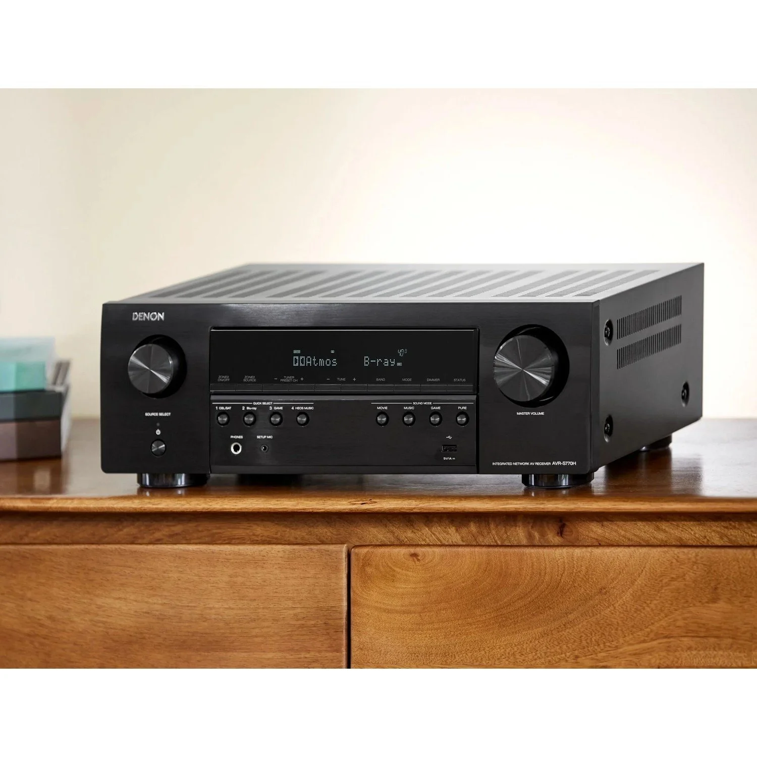 Denon 7.2 Channel 8K Network AV Receiver with HEOS — lifestyle photo