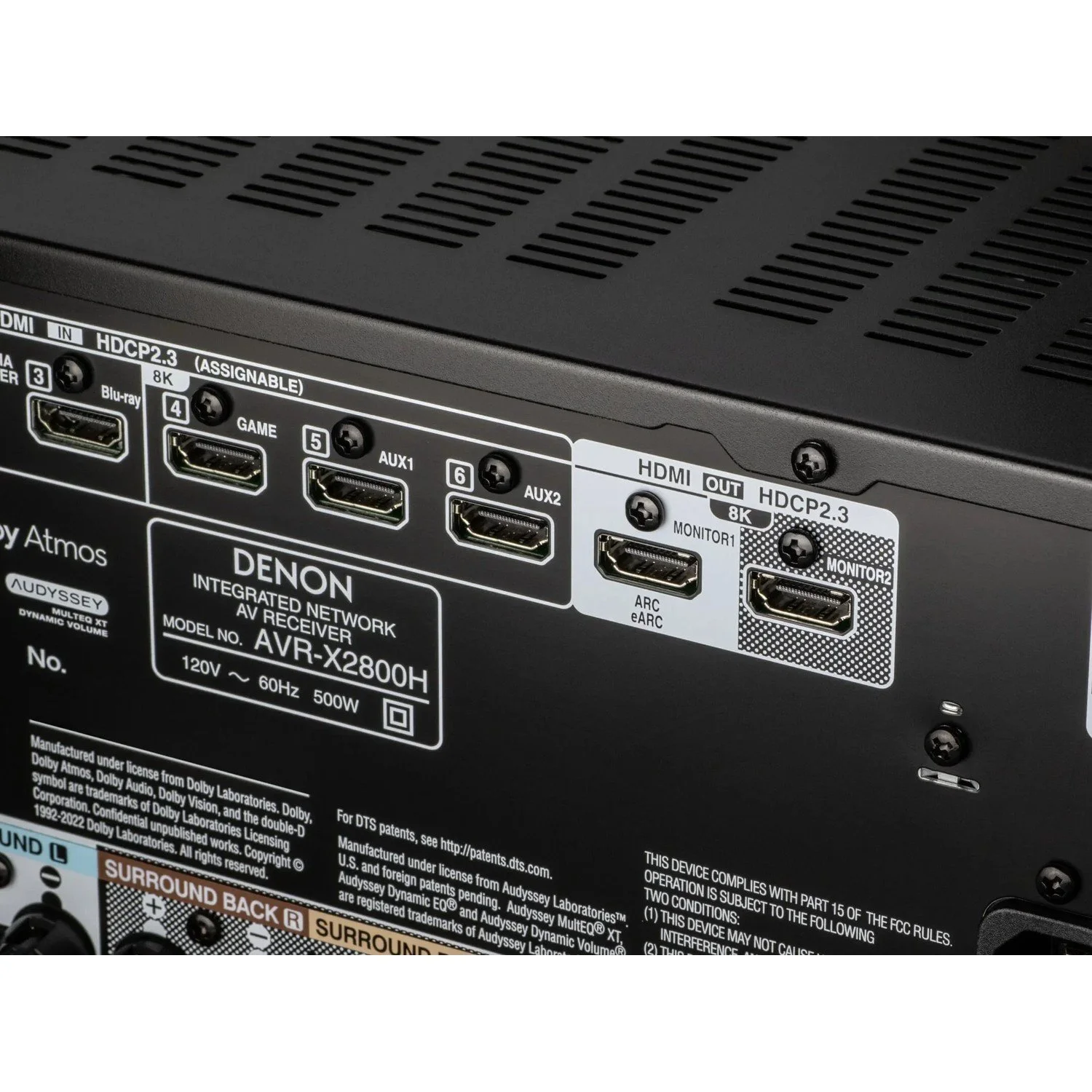Denon 7.2 Channel 95W 8K AV Receiver with HEOS — lifestyle photo