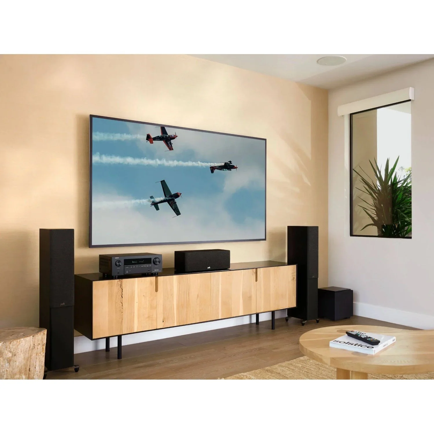 Denon 7.2 Channel 95W 8K AV Receiver with HEOS — lifestyle photo