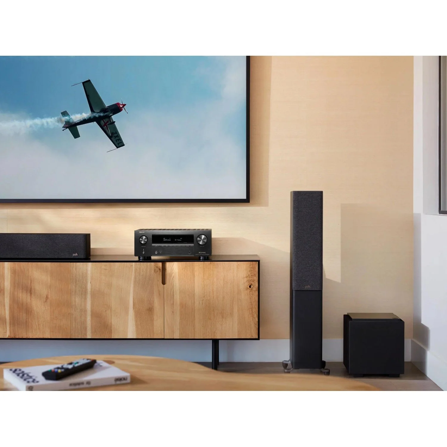 Denon 7.2 Channel 95W 8K AV Receiver with HEOS — lifestyle photo