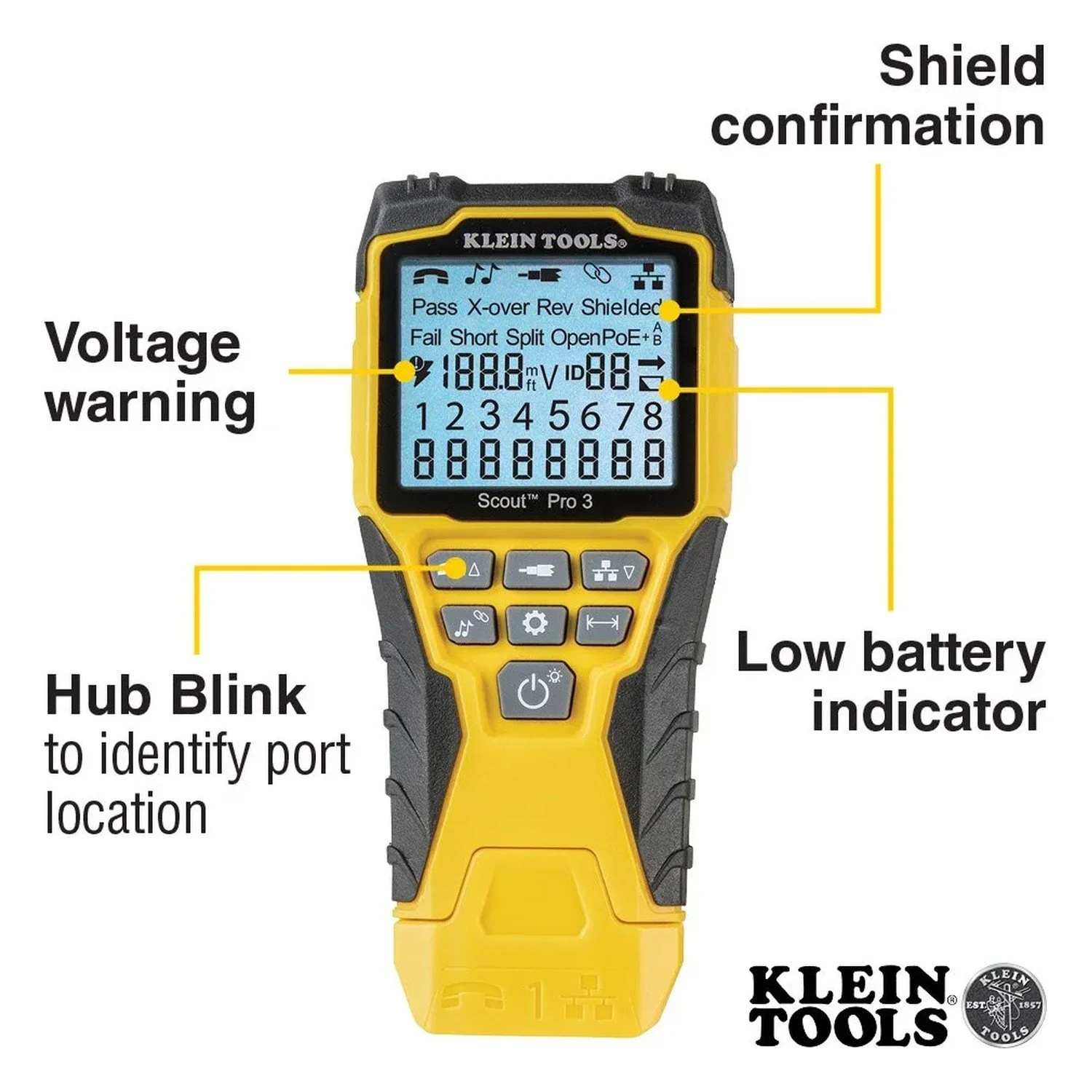 Klein Tools Cable Tester — product view 3