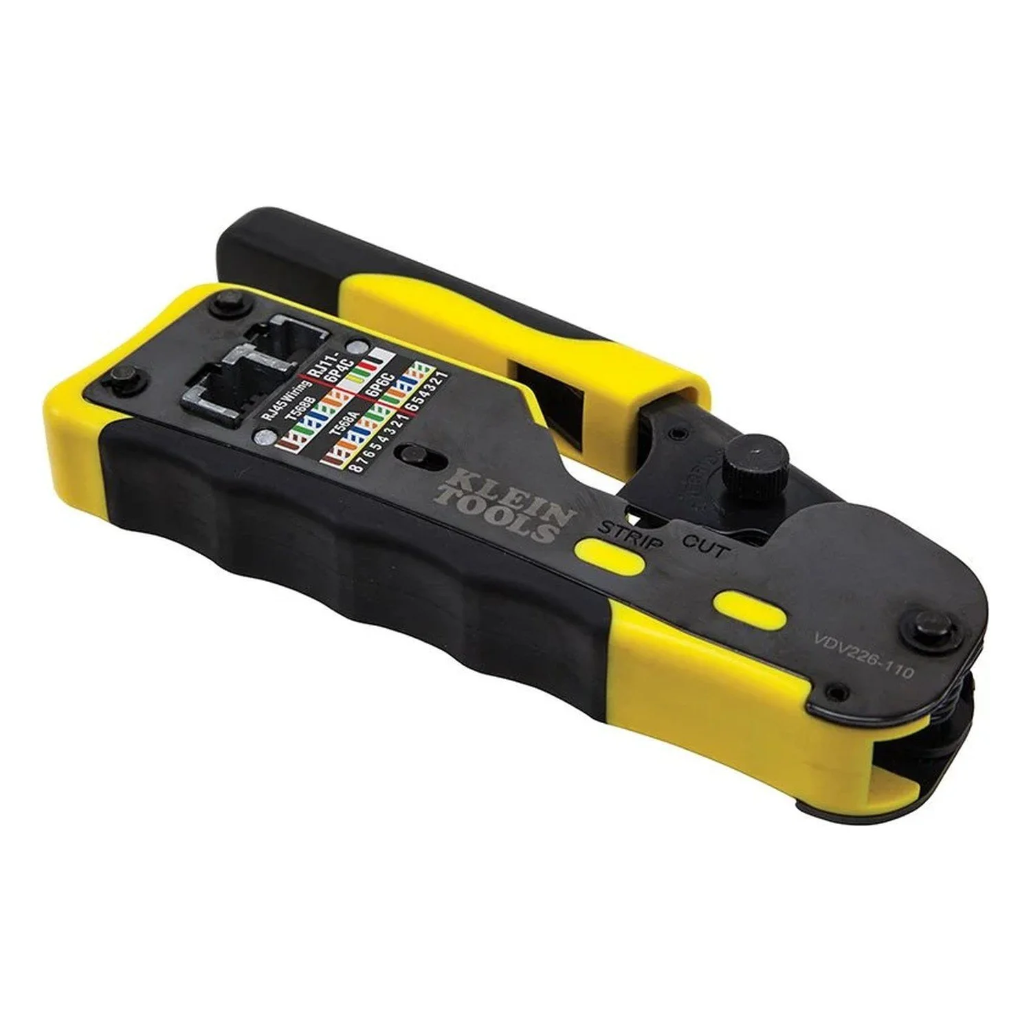 Klein Tools Ratcheting RJ45 Crimper — product view 9