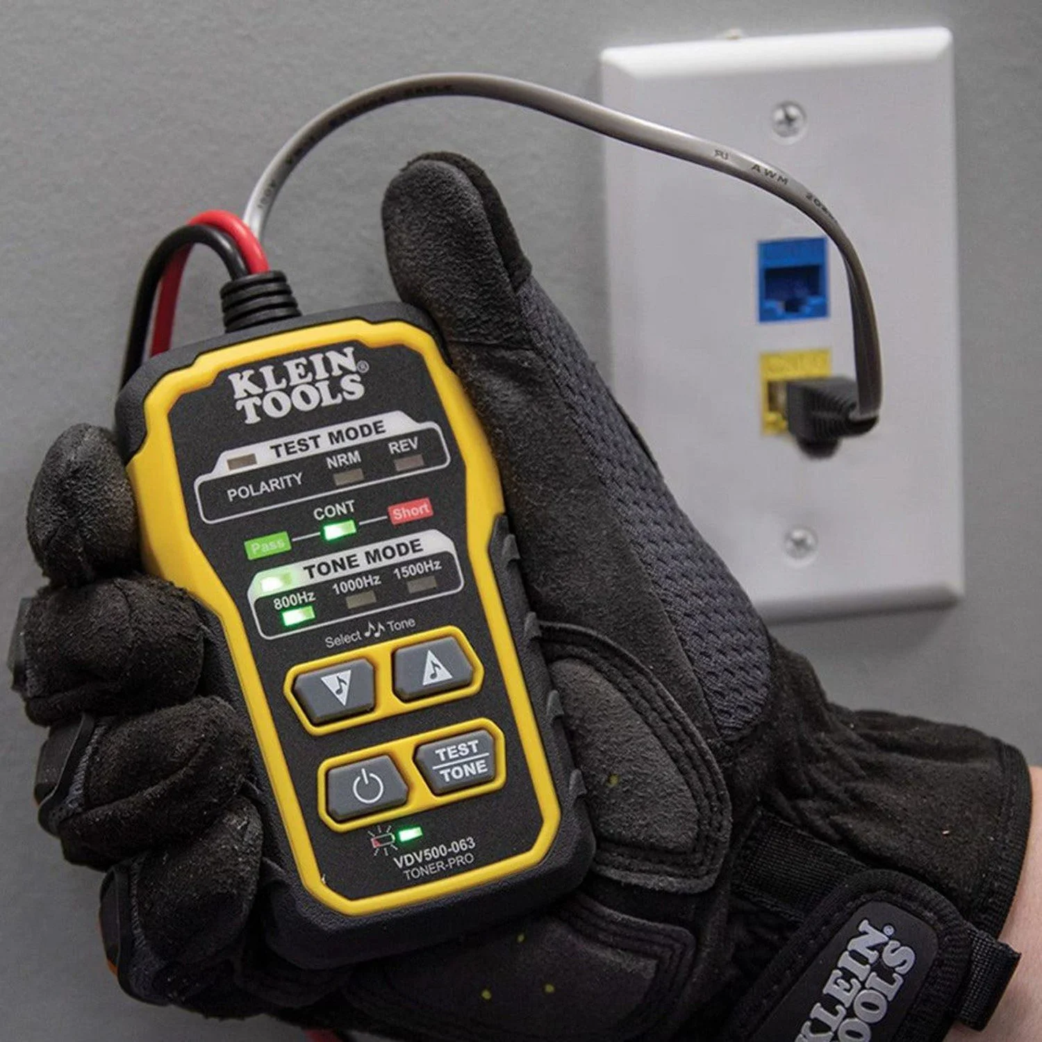 Klein Tools Tone and Probe Pro Kit — lifestyle photo